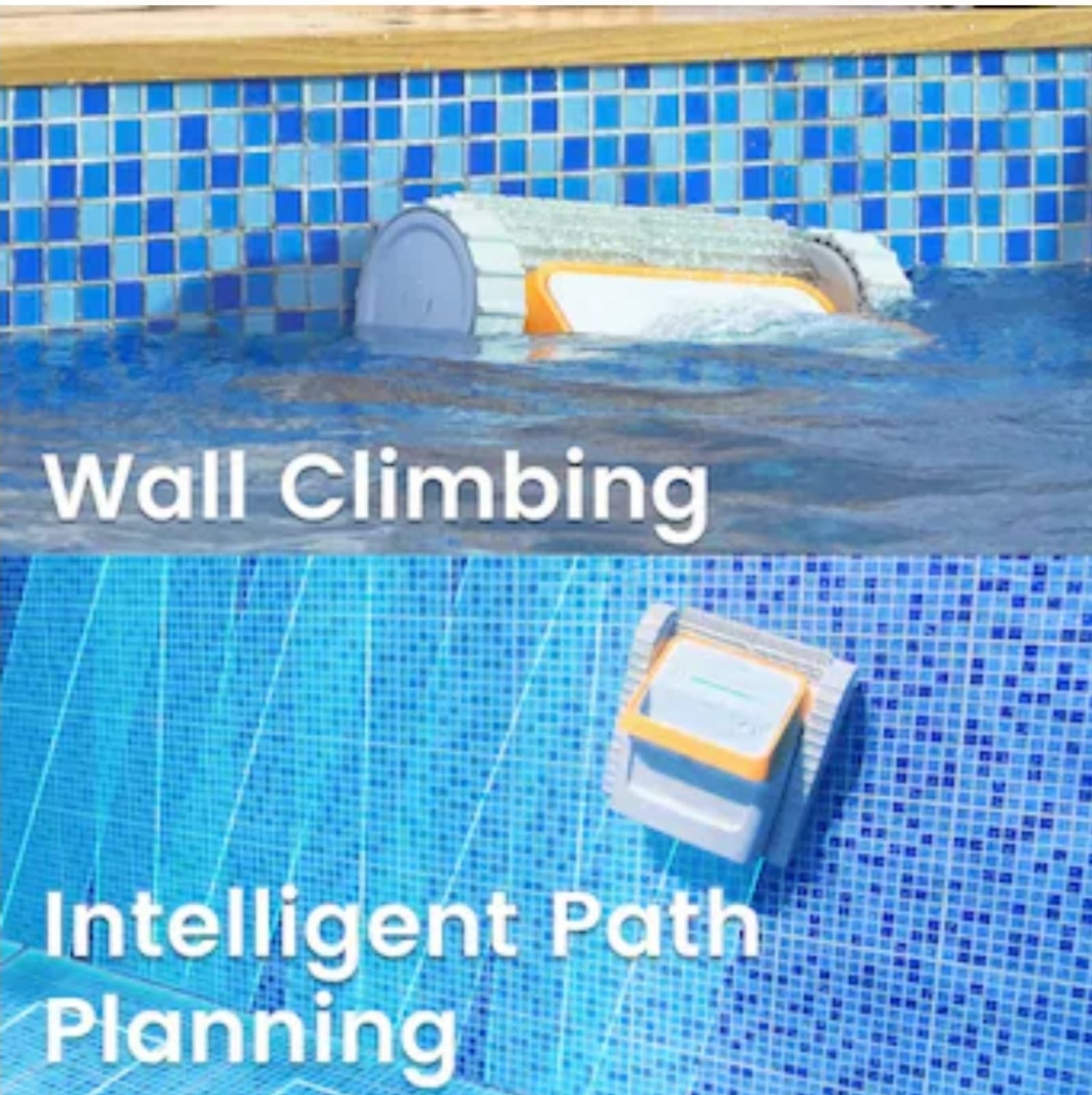 SMOROBOT 28.82-Inches Robotic Pool Vacuum - Thumbnail 5