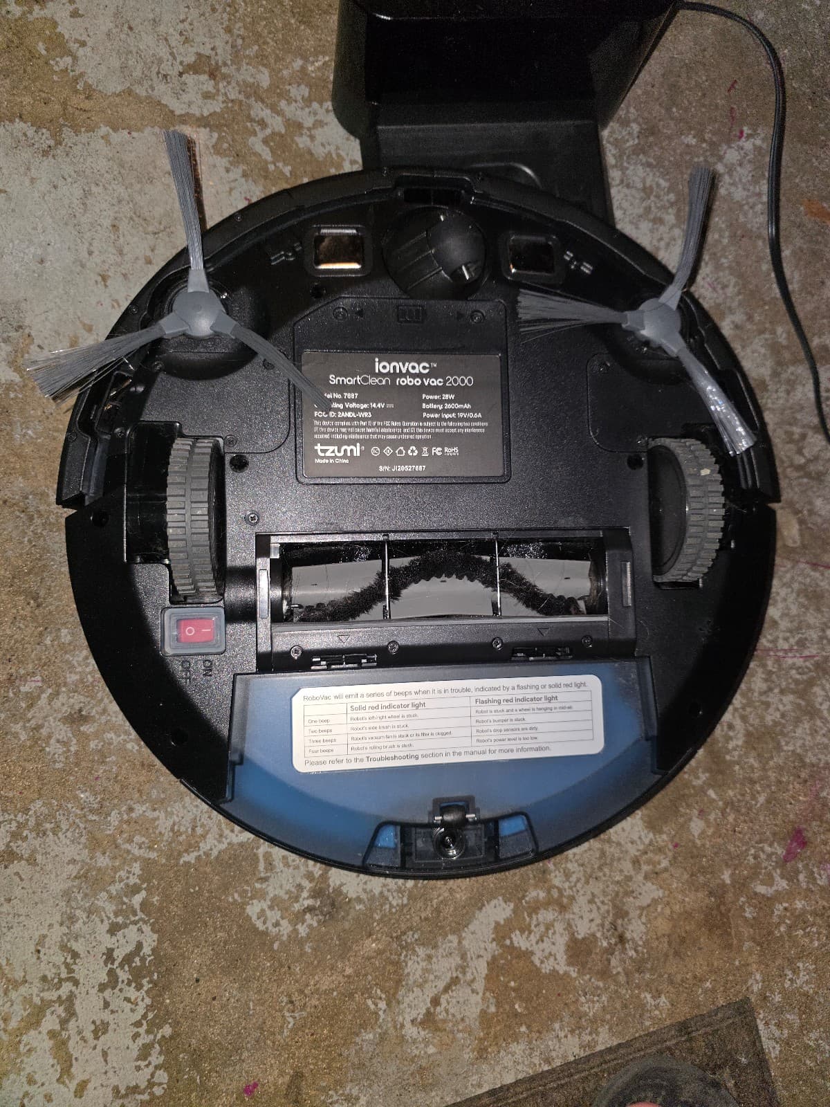 Ionvac SmartClean 2000 Robovac WiFi Robotic Vacuum Cleaner - Thumbnail 12