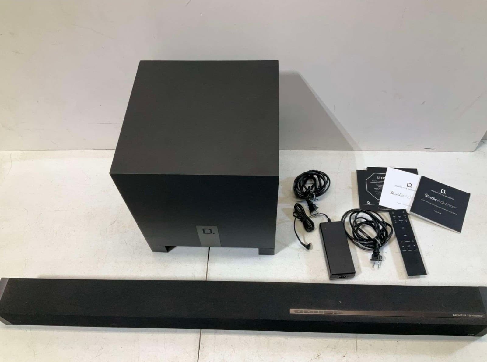 Definitive Technology Subwoofer, & 43” Sound Bar - Image 1