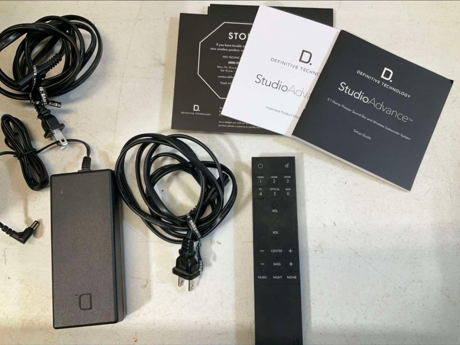 Definitive Technology Subwoofer, & 43” Sound Bar - Thumbnail 2