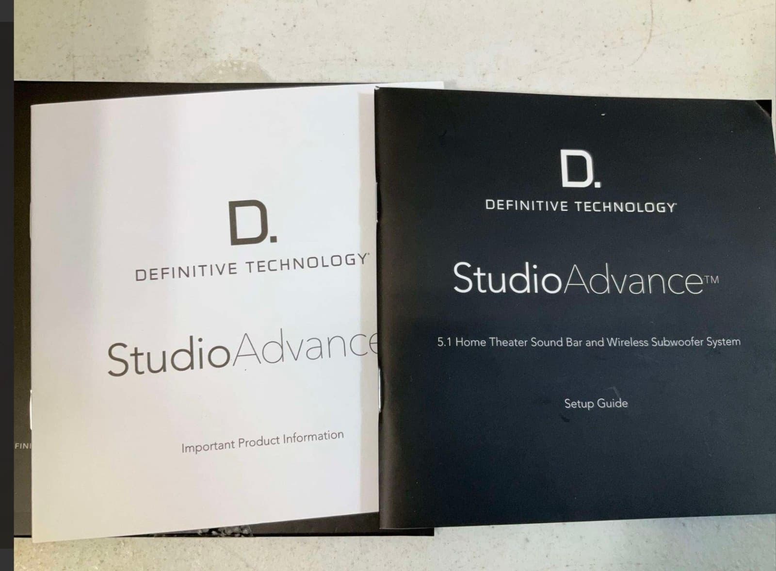 Definitive Technology Subwoofer, & 43” Sound Bar - Thumbnail 4