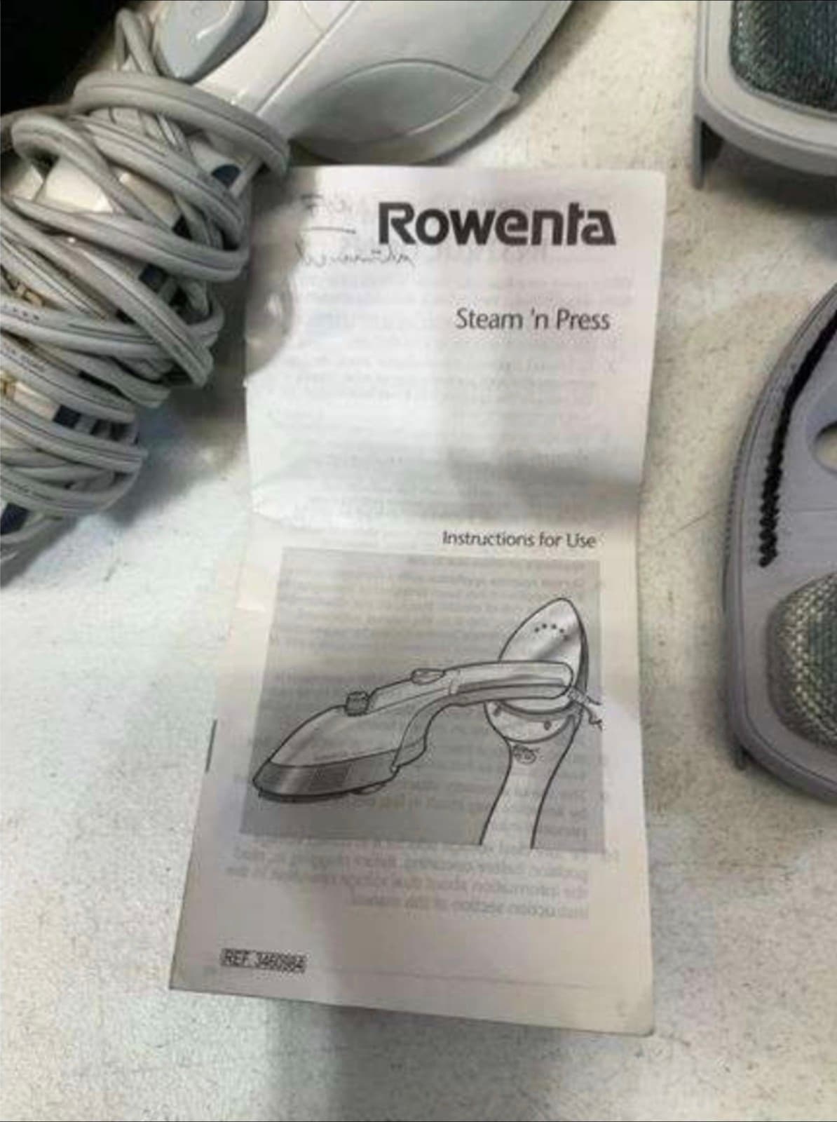 ROWENTA Steam 'n Press Garment Steam Fabric Brush Travel Portable - Thumbnail 2