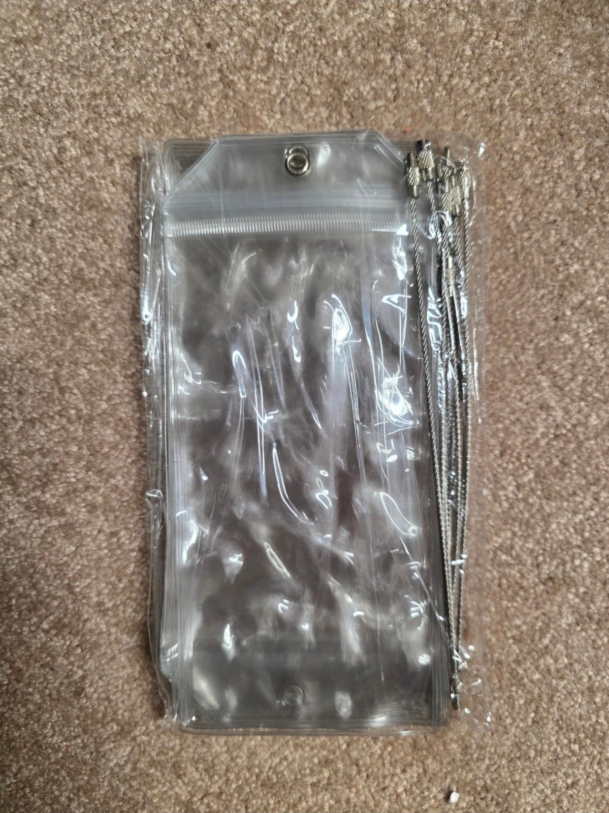 Cruise Tags - Ship Luggage Etag Holder 10 Tag Holders, Clear - Thumbnail 7