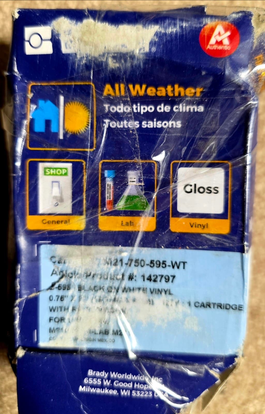 Brady M21-18-427 Self-Laminating Wraps - Thumbnail 2