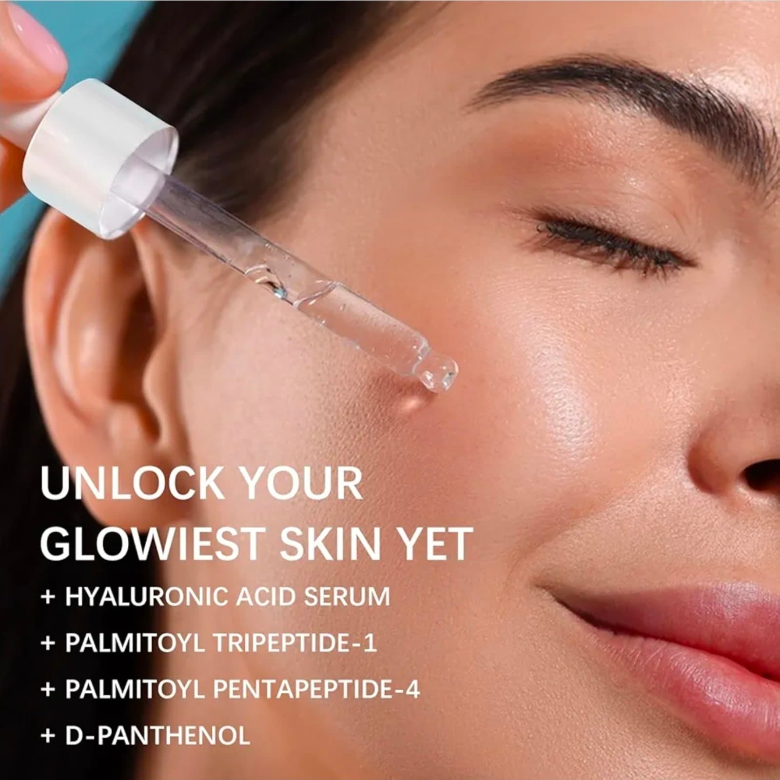 Hyaluronic Acid Serum with Advanced Peptide Complex for Optimal Hydration & Skin - Thumbnail 6
