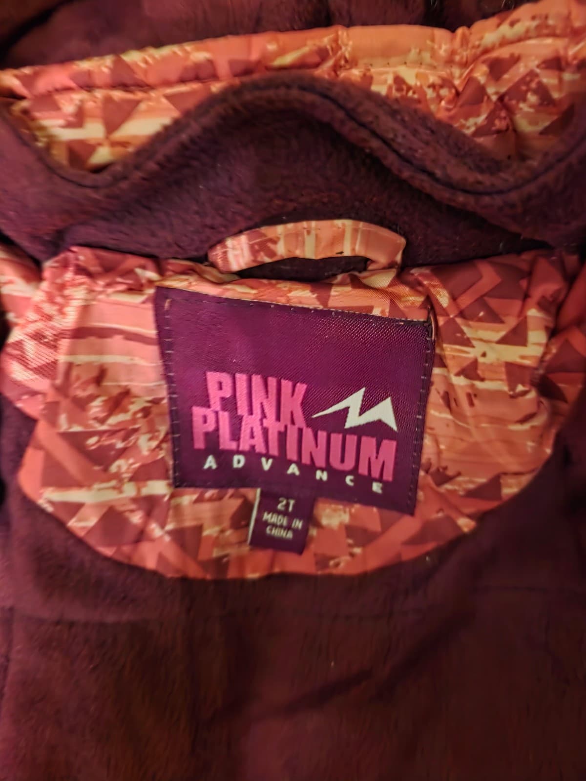 Girls Winter Coat sz 2T Pink Platinum - Thumbnail 6