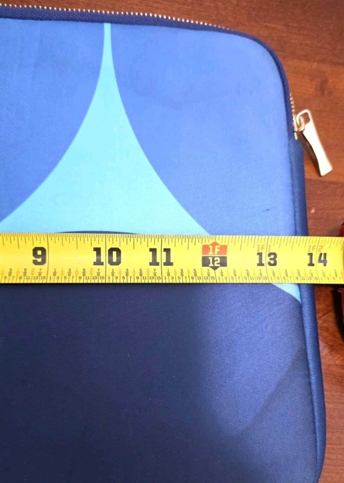 Kate Spade New York Blue Geometric Laptop Sleeve 13" - Thumbnail 4