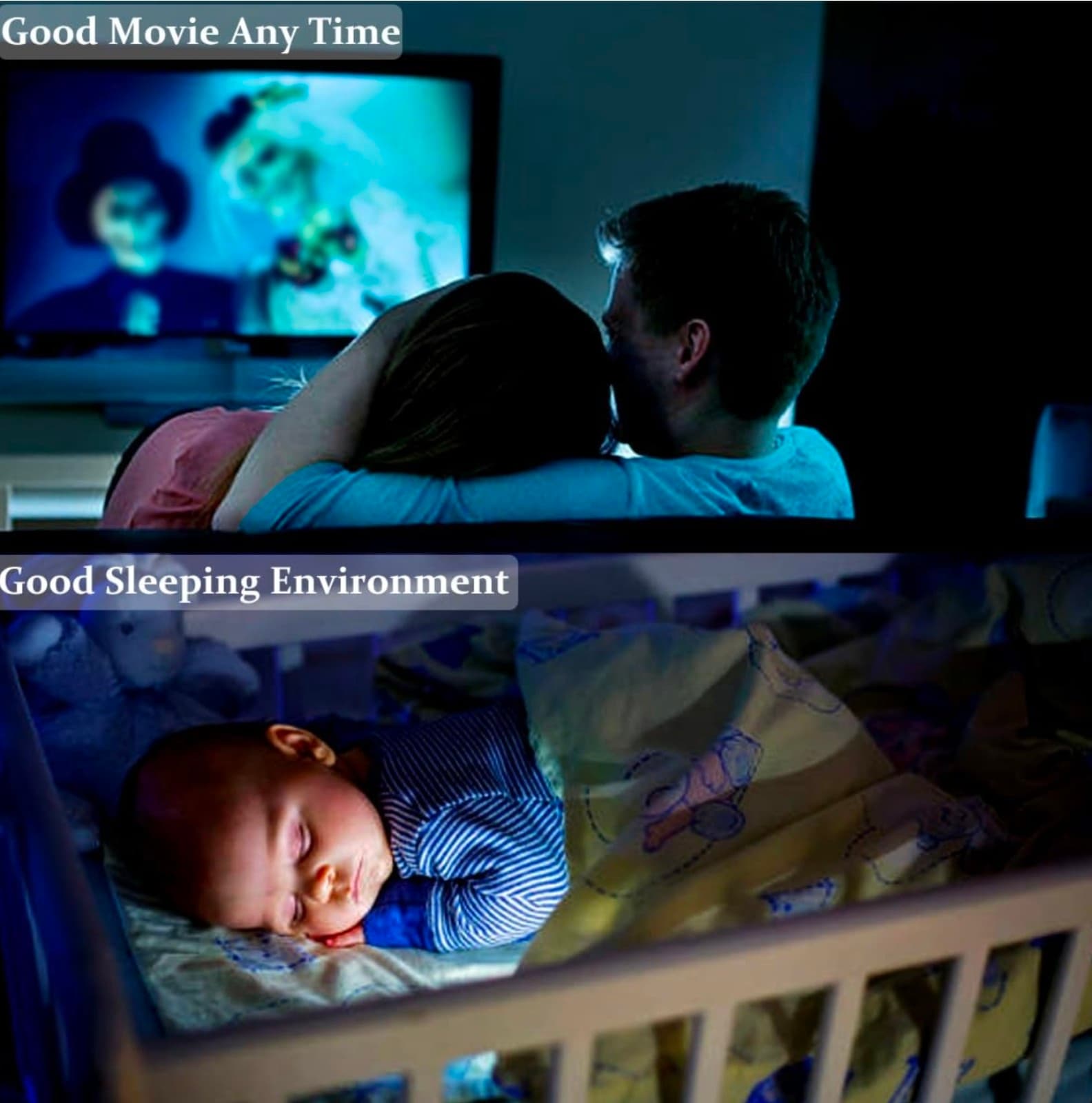 Blackout Curtain for Bedroom Room 118" x 57" Temporary Blackout Curtain - Thumbnail 8