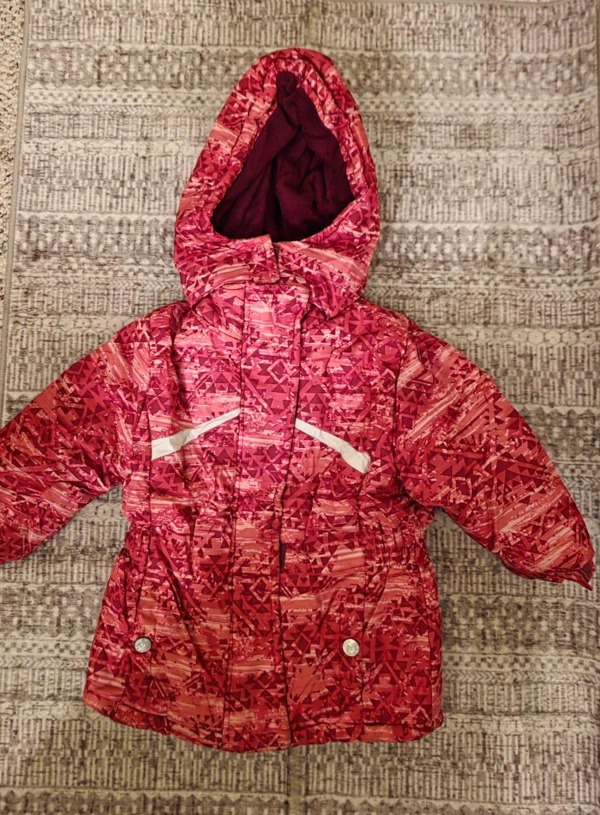 Girls Winter Coat sz 2T Pink Platinum - Thumbnail 2