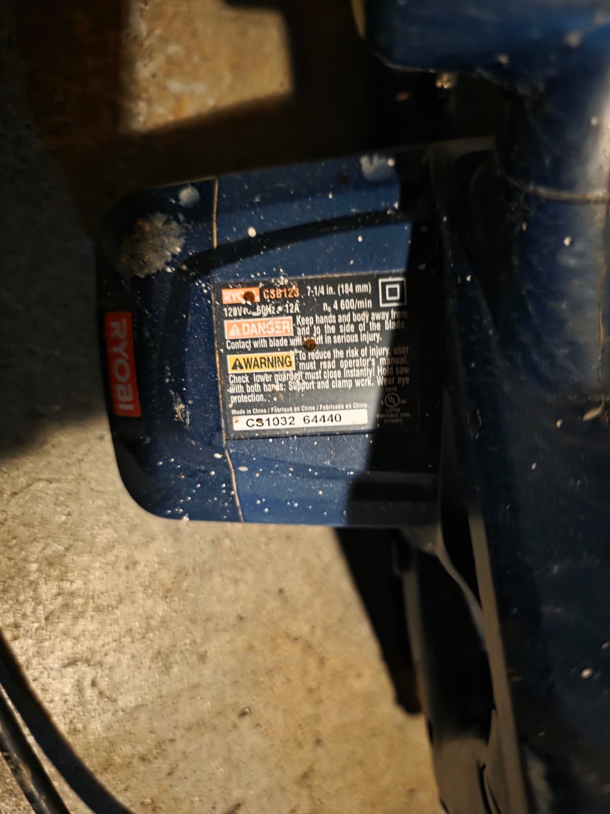 Ryobi Circular Saw CSB123 Corded - Thumbnail 7