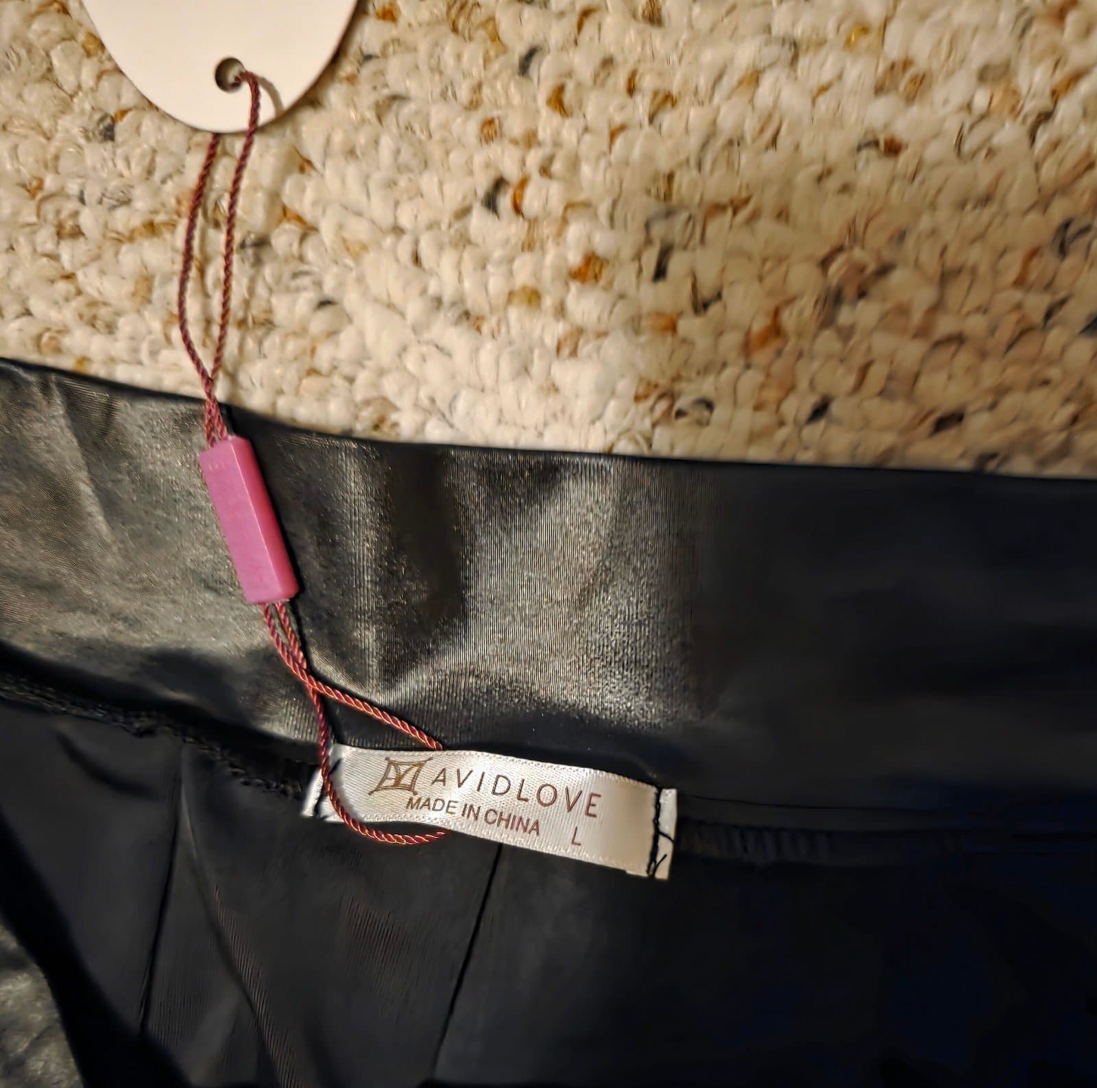 Mini Skirt Women's Black sz Large Avid Love - Thumbnail 2