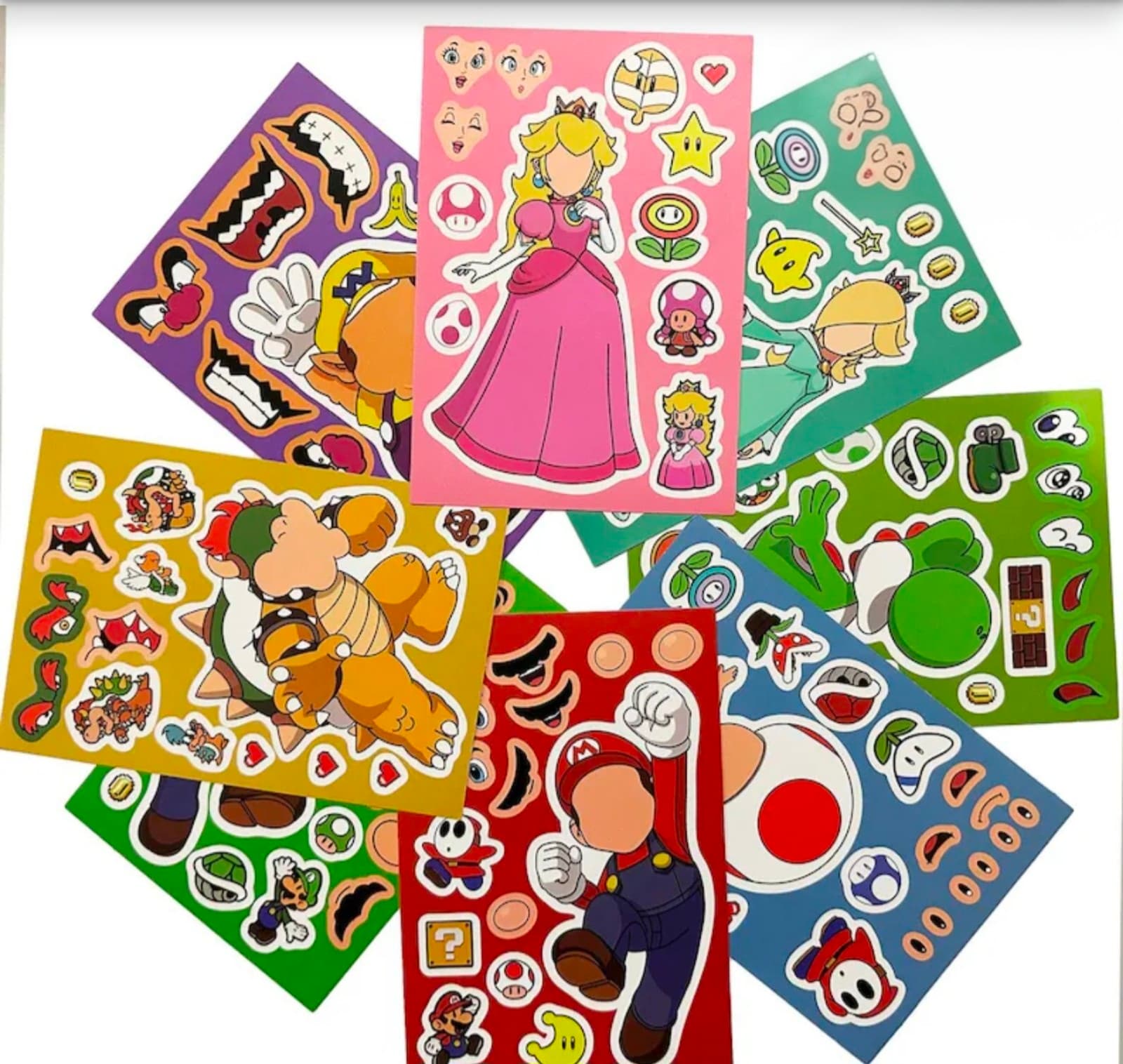 Super Mario Brothers Waterproof Stickers 20pcs - Image 1
