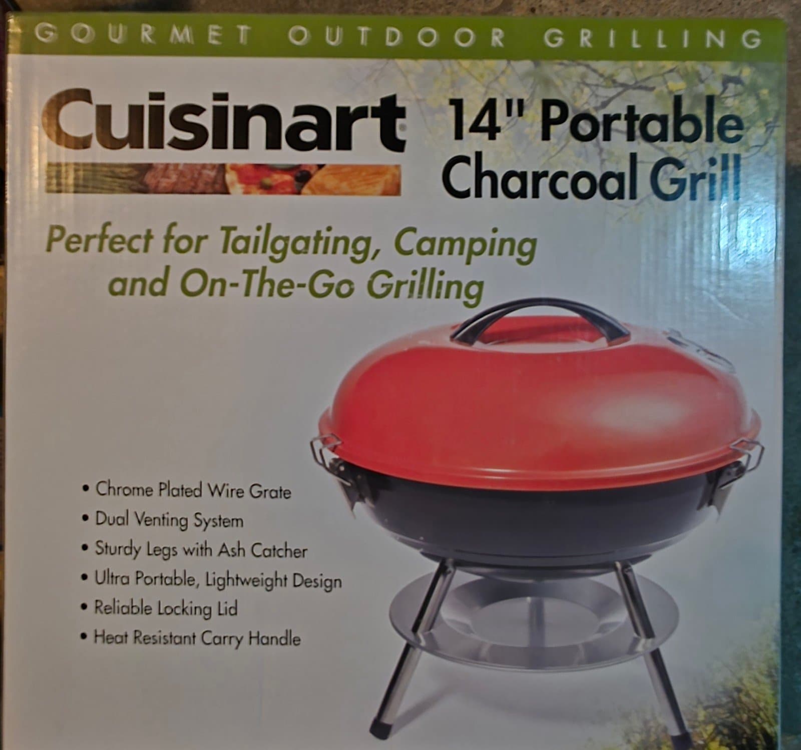 Cuisinart 14" Portable Charcoal Grill - Image 1