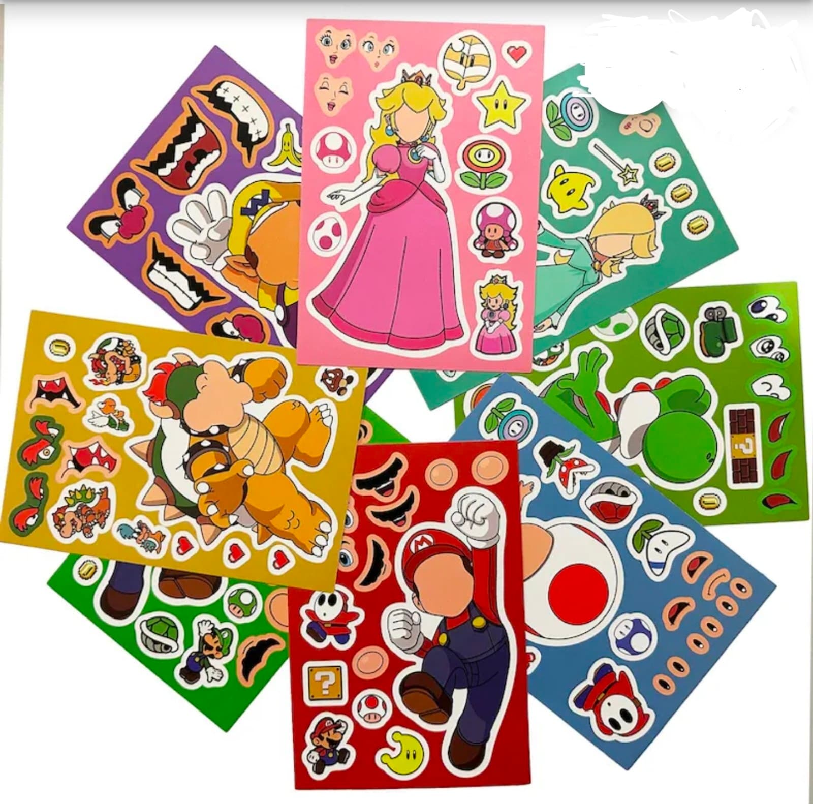 Super Mario Brothers Waterproof Stickers 20pcs - Thumbnail 6