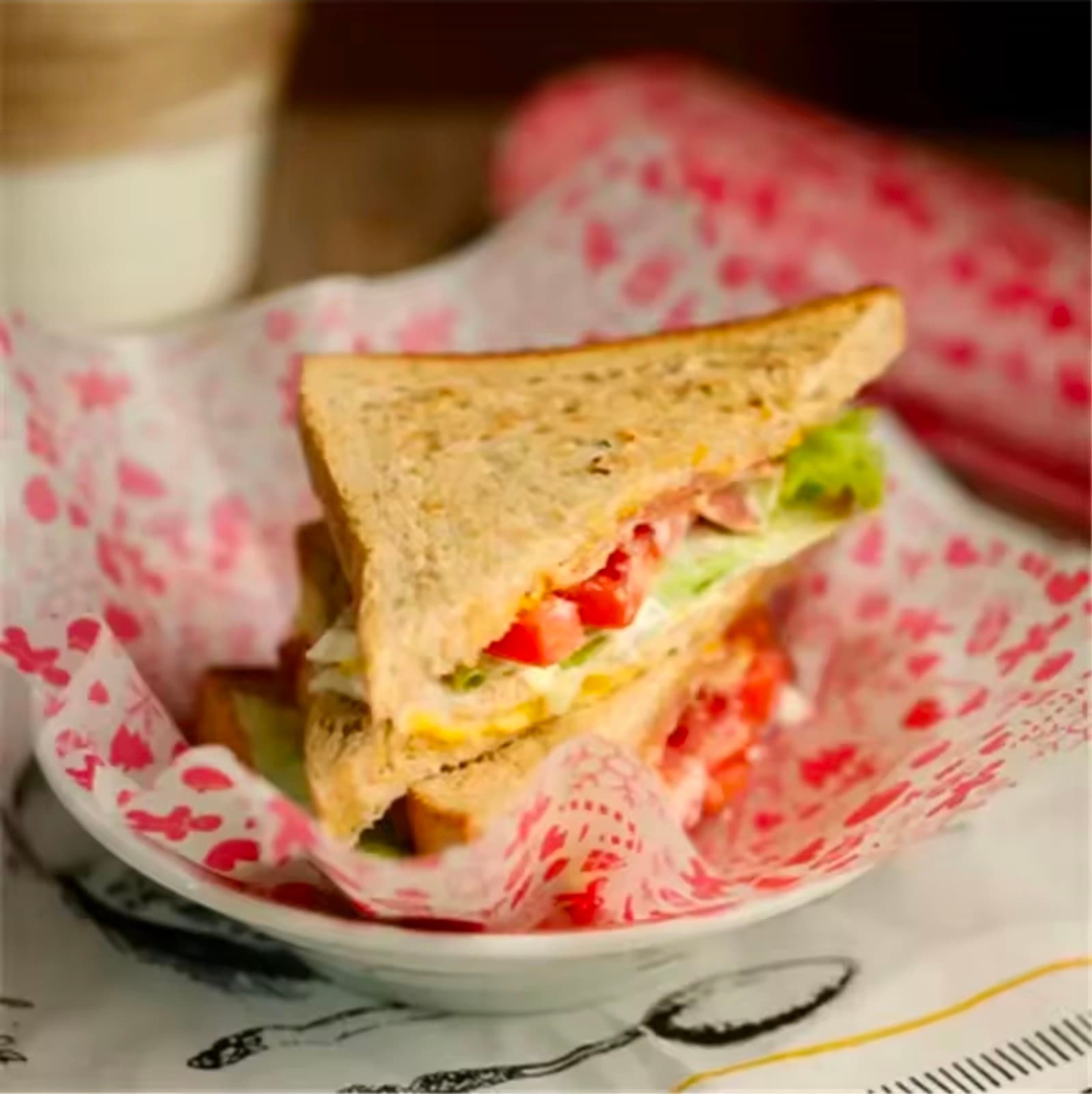 Wax Paper 50 sheets grease proof floral Wax Paper - Thumbnail 5