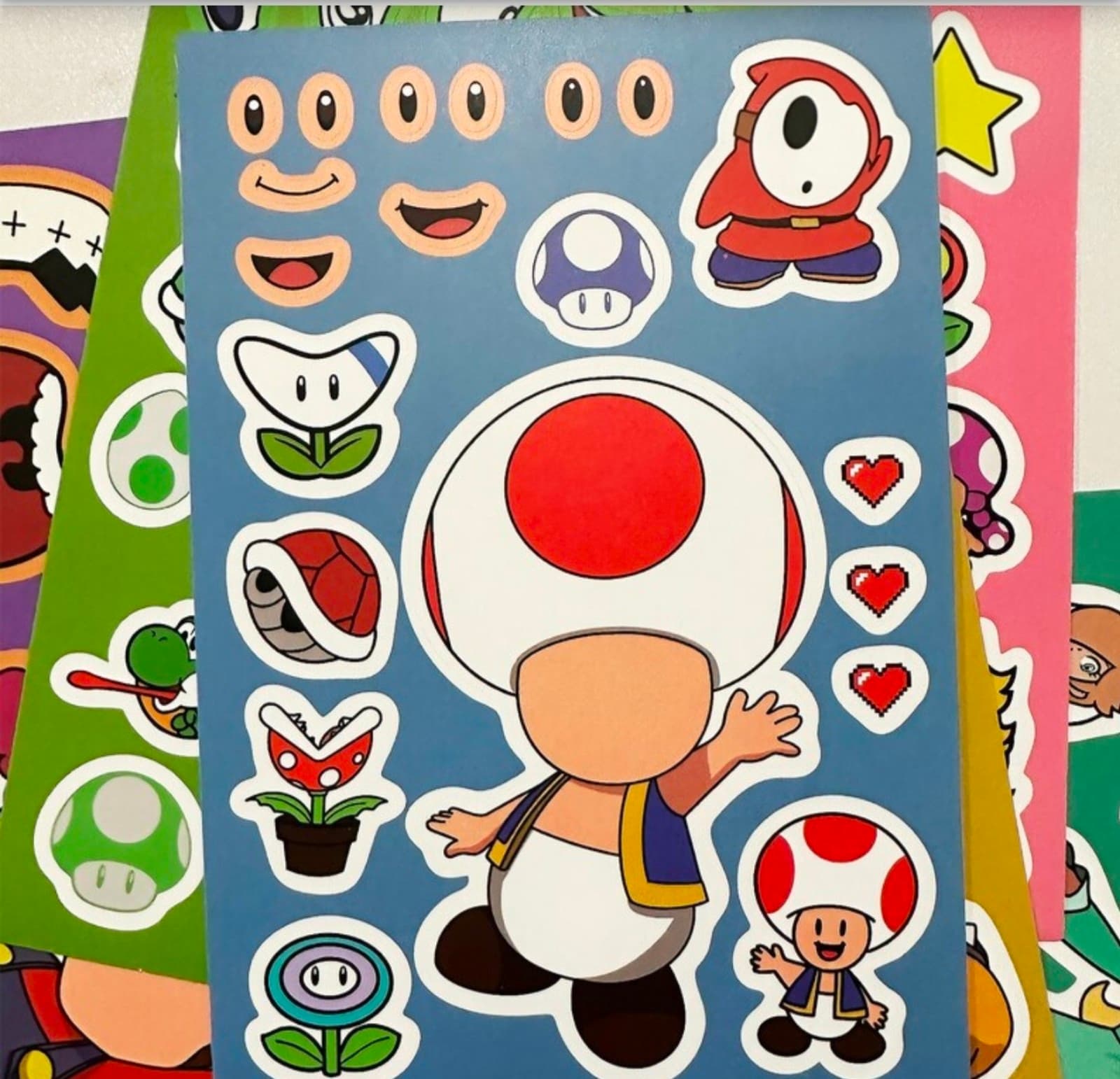 Super Mario Brothers Waterproof Stickers 20pcs - Thumbnail 2