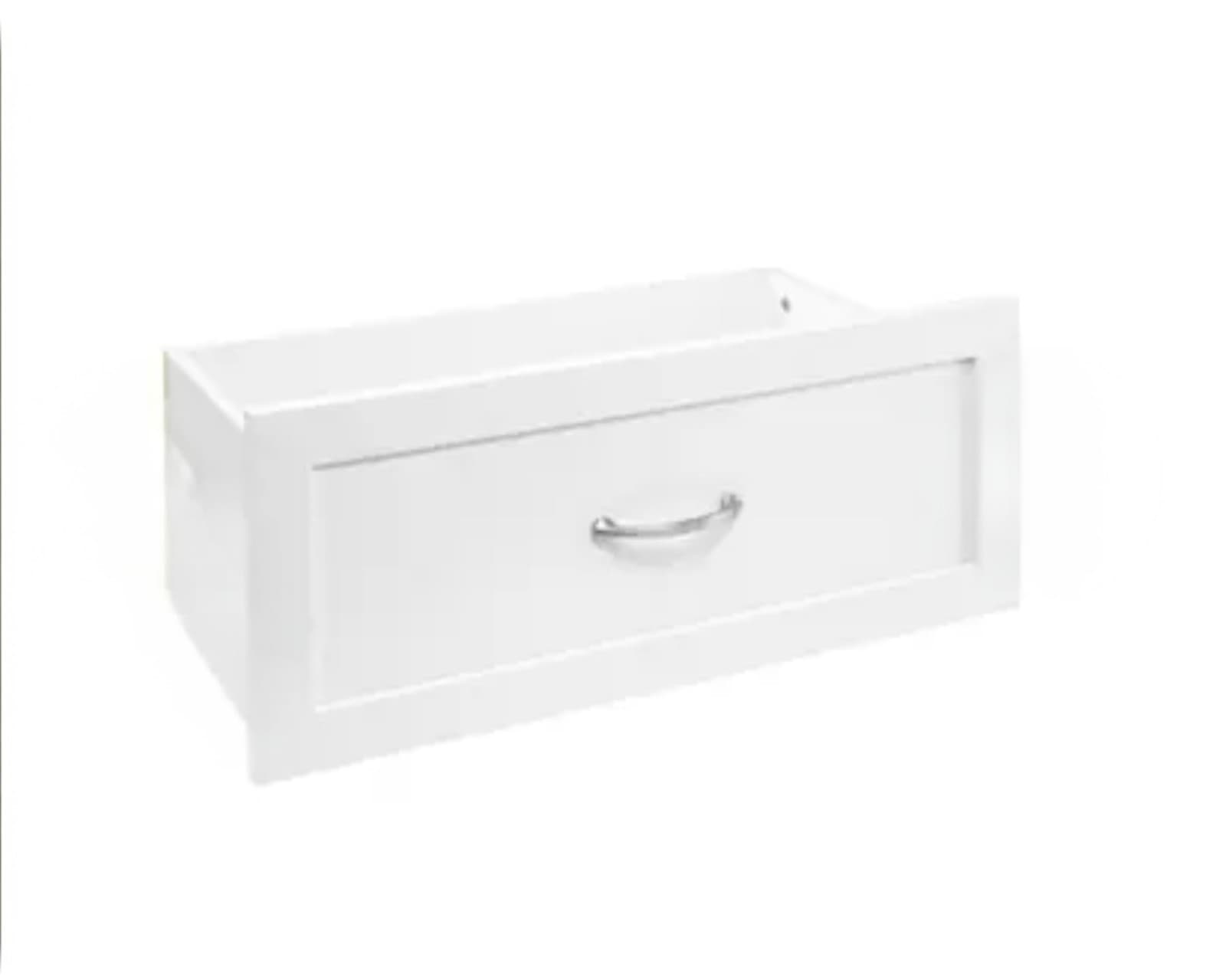 ClosetMaid BrightWood 25-in x 10-in x 13-in White Drawer unit - Thumbnail 2