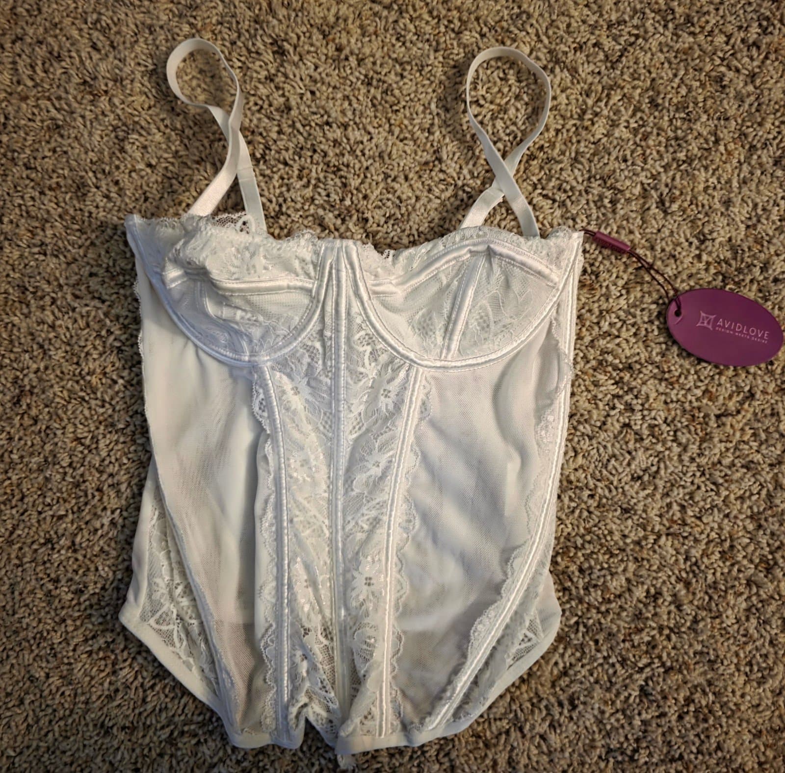 White Lingerie sz Small - Image 1