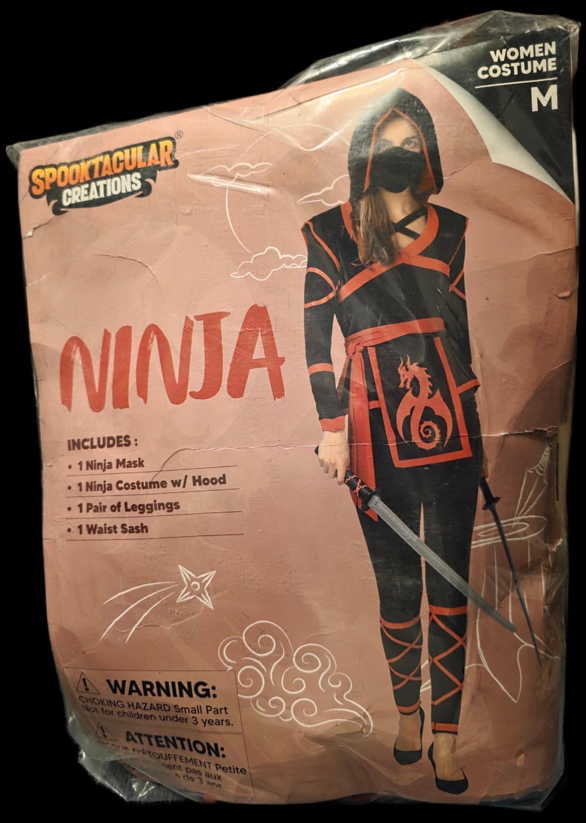 Hidden Ninja Warrior Women's Costume - Thumbnail 2