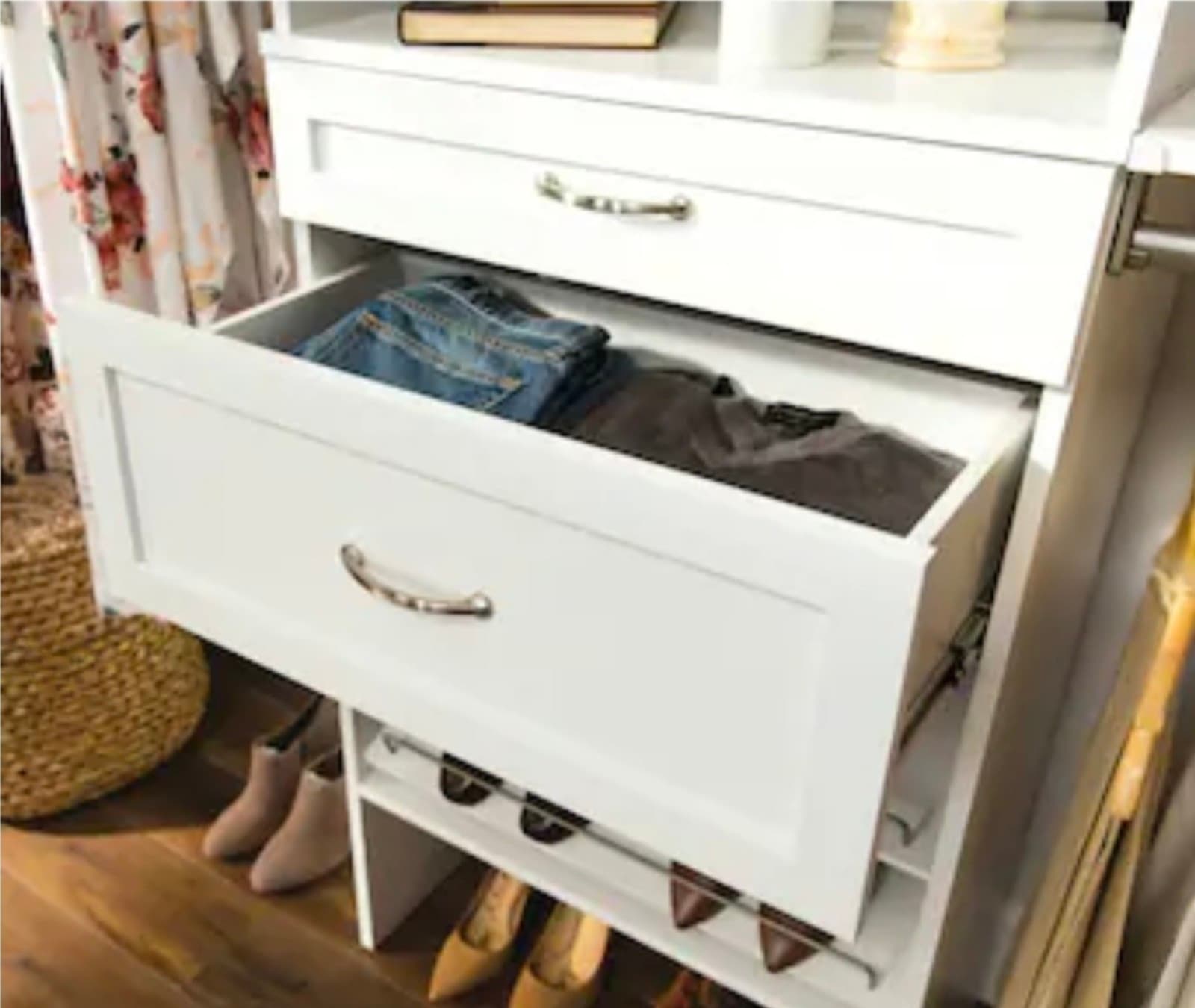 ClosetMaid BrightWood 25-in x 10-in x 13-in White Drawer unit - Image 1