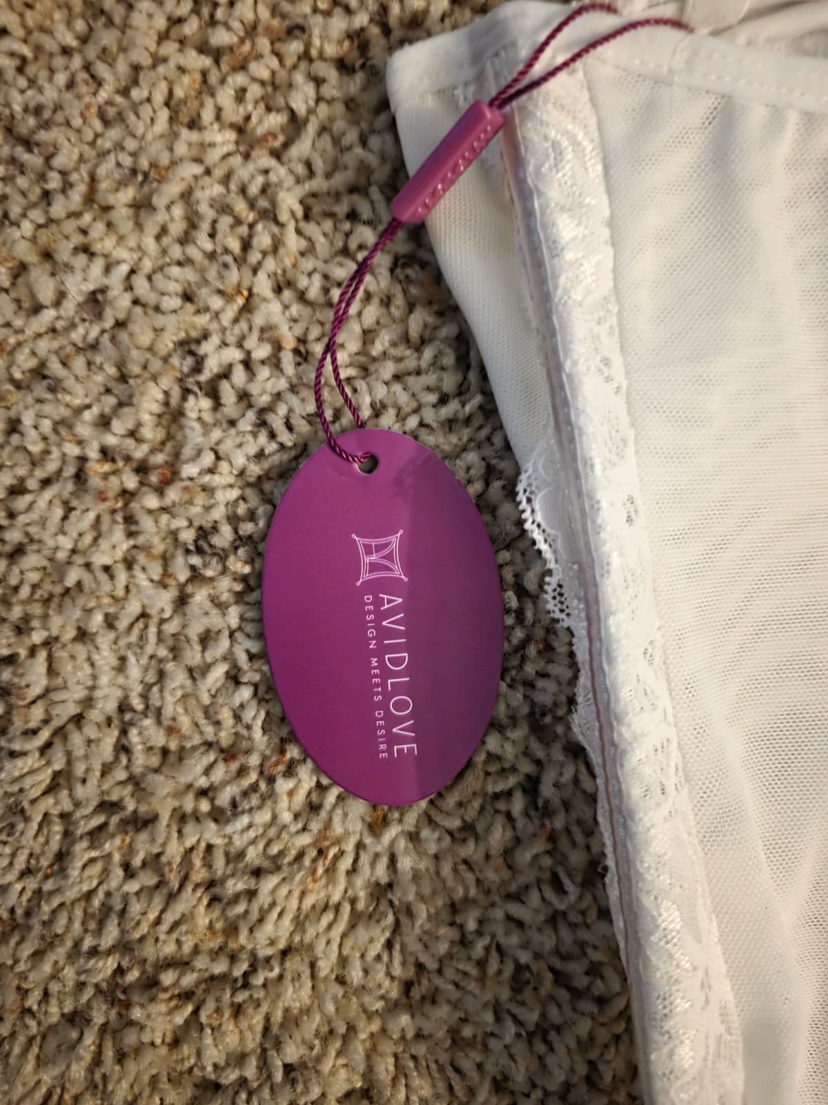 White Lingerie sz Small - Thumbnail 5