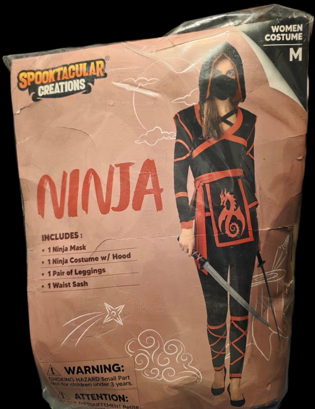Hidden Ninja Warrior Women's Costume - Thumbnail 3