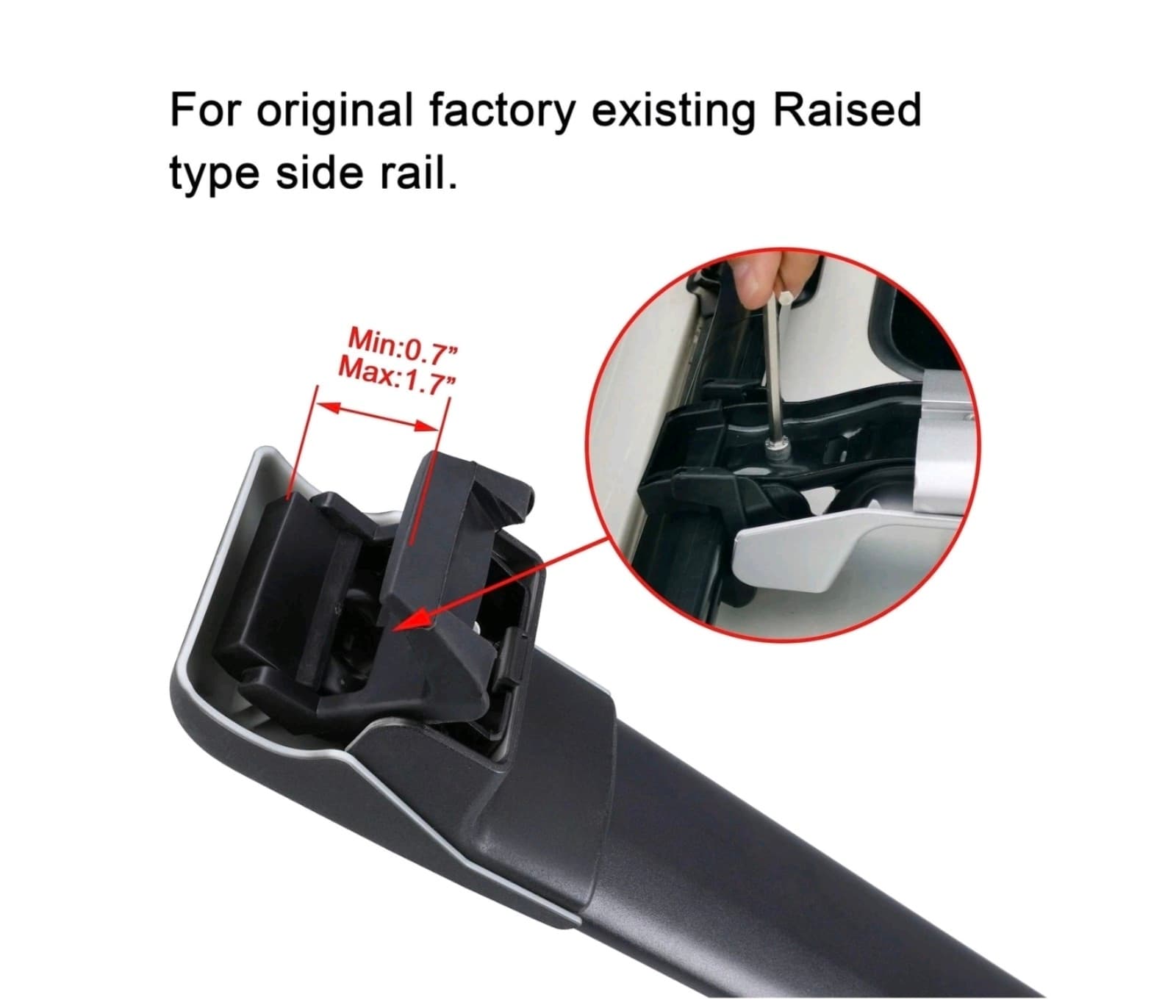 Roof Rack Heavy Duty Max 260lb Lockable - Forester, Impreza or Crosstrek - Thumbnail 3