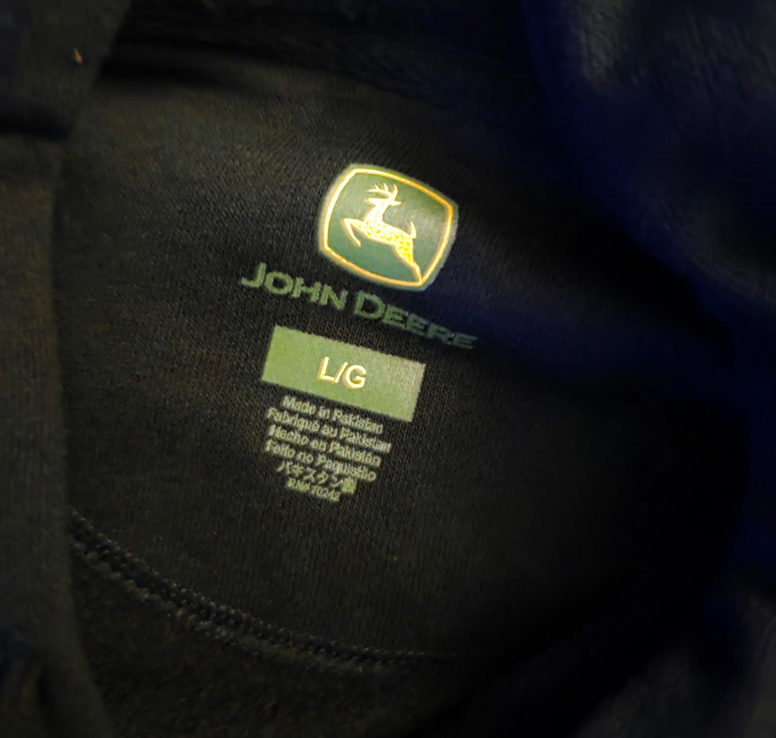 John Deere Hoodie size Large - Thumbnail 3