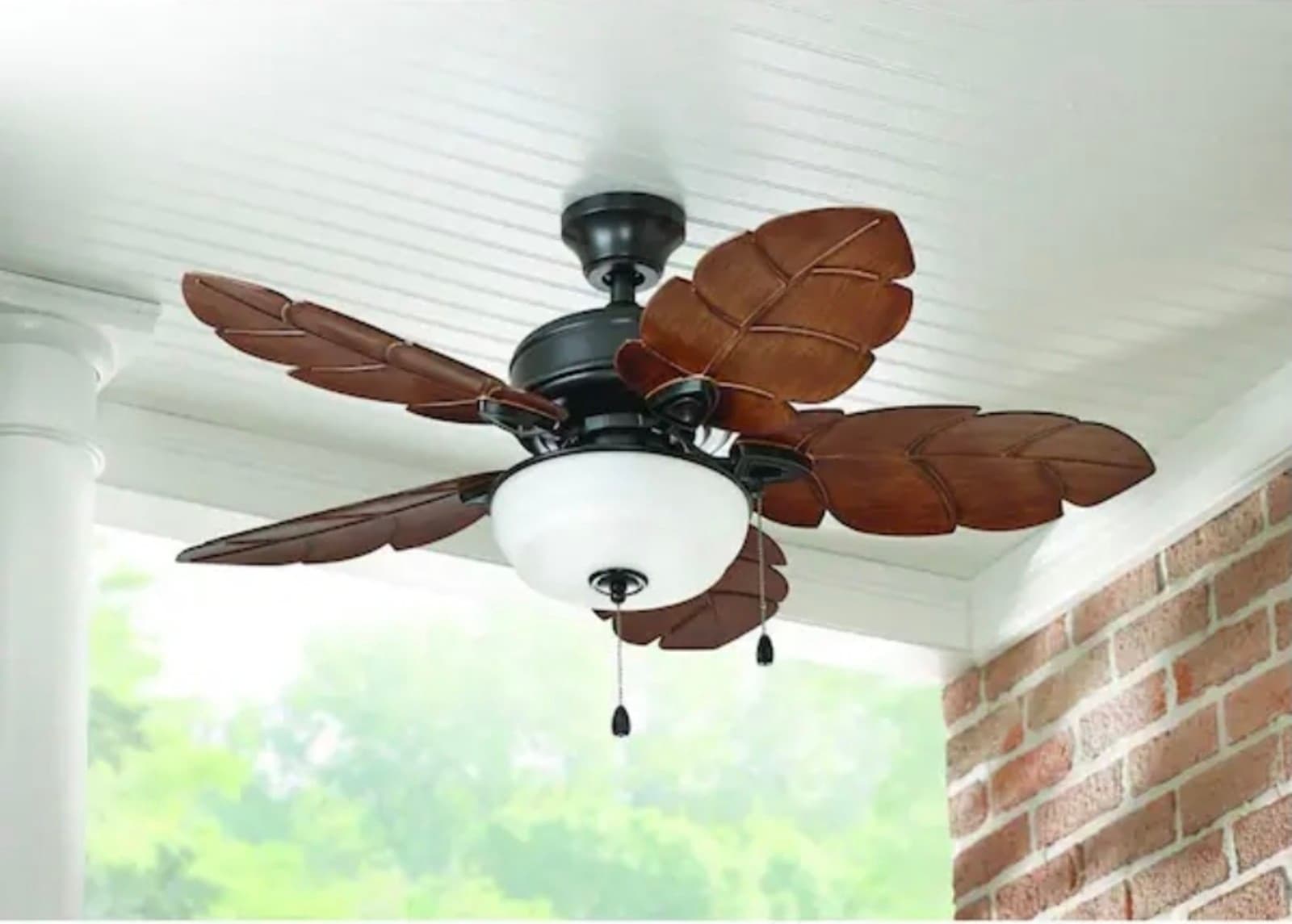 Harbor Breeze St Kitts 52-in Oil Rubbed Bronze Indoor/Outdoor Ceiling Fan - Image 1