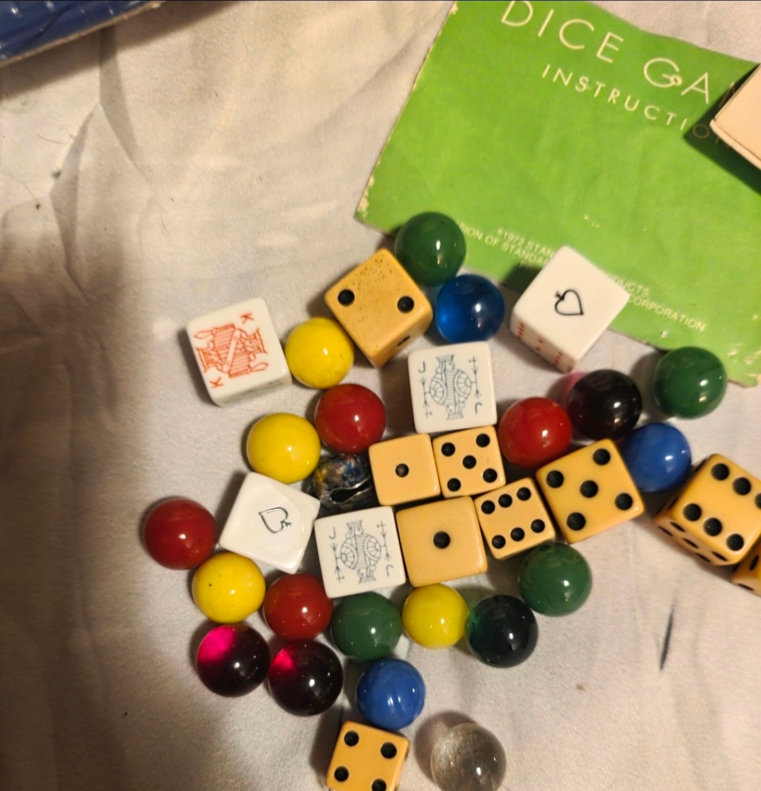 Vintage Dice Game w/ Instructions - Image 1