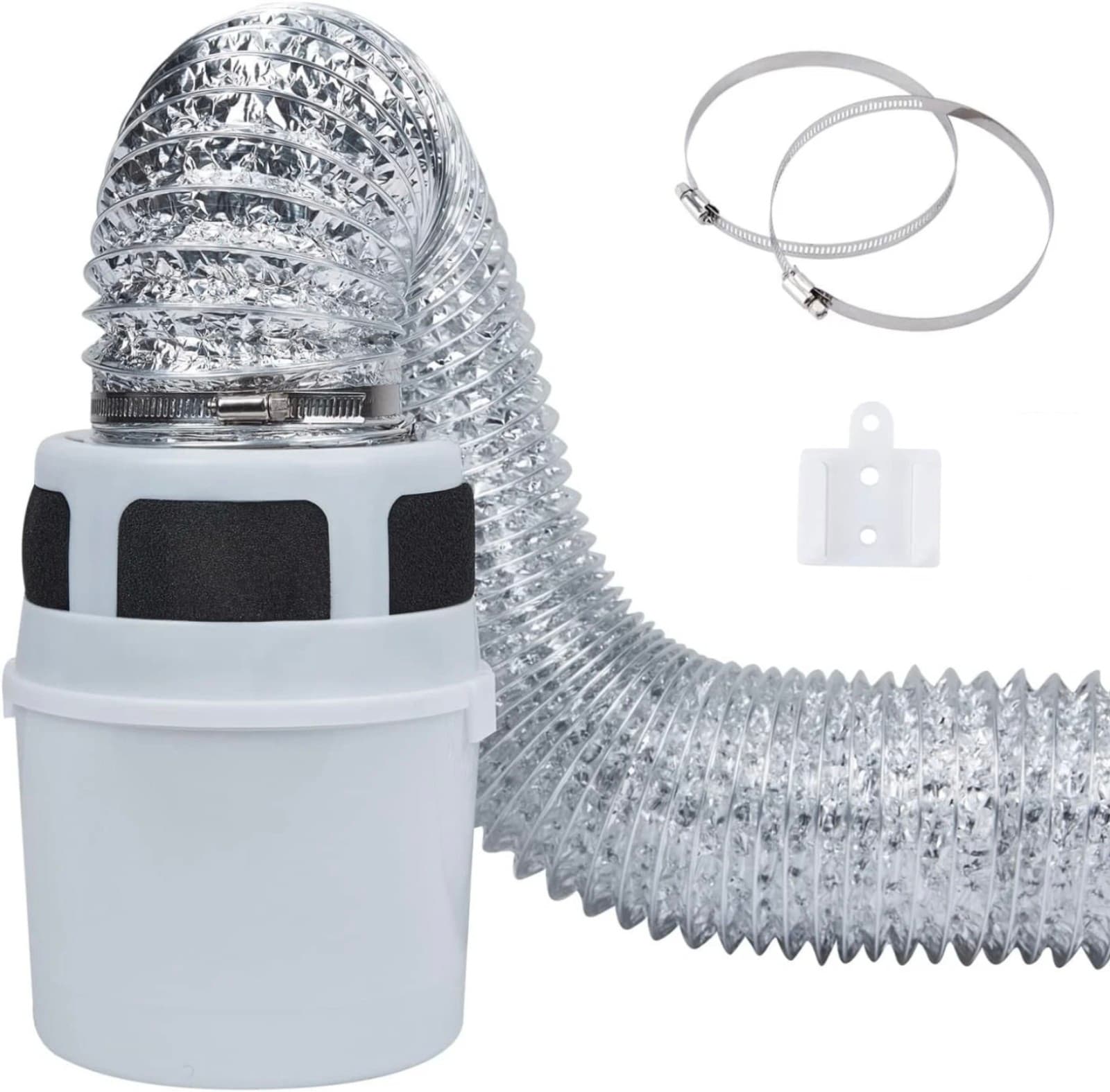 3-In-1 Indoor Dryer Vent Kit with 5ft Proflex Duct - Safety & Performance - Thumbnail 3