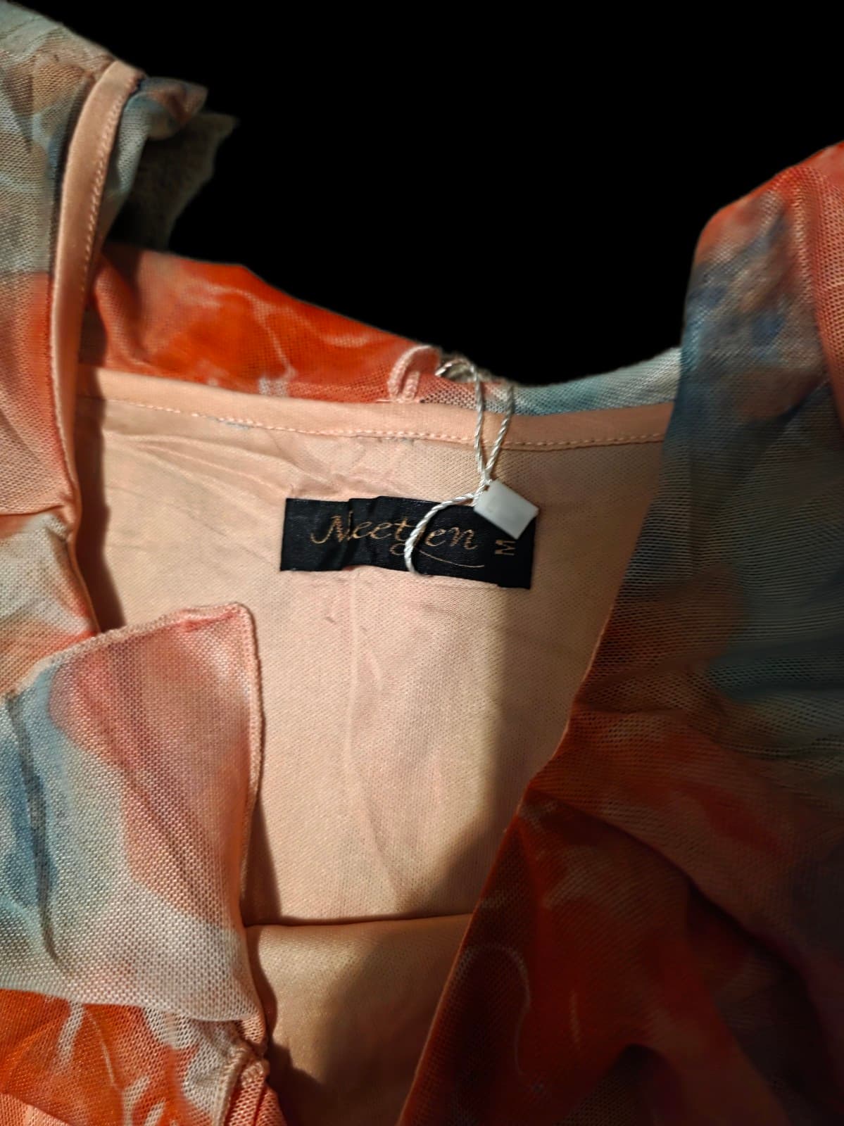 Pink Floral Dress sz Medium - Thumbnail 3