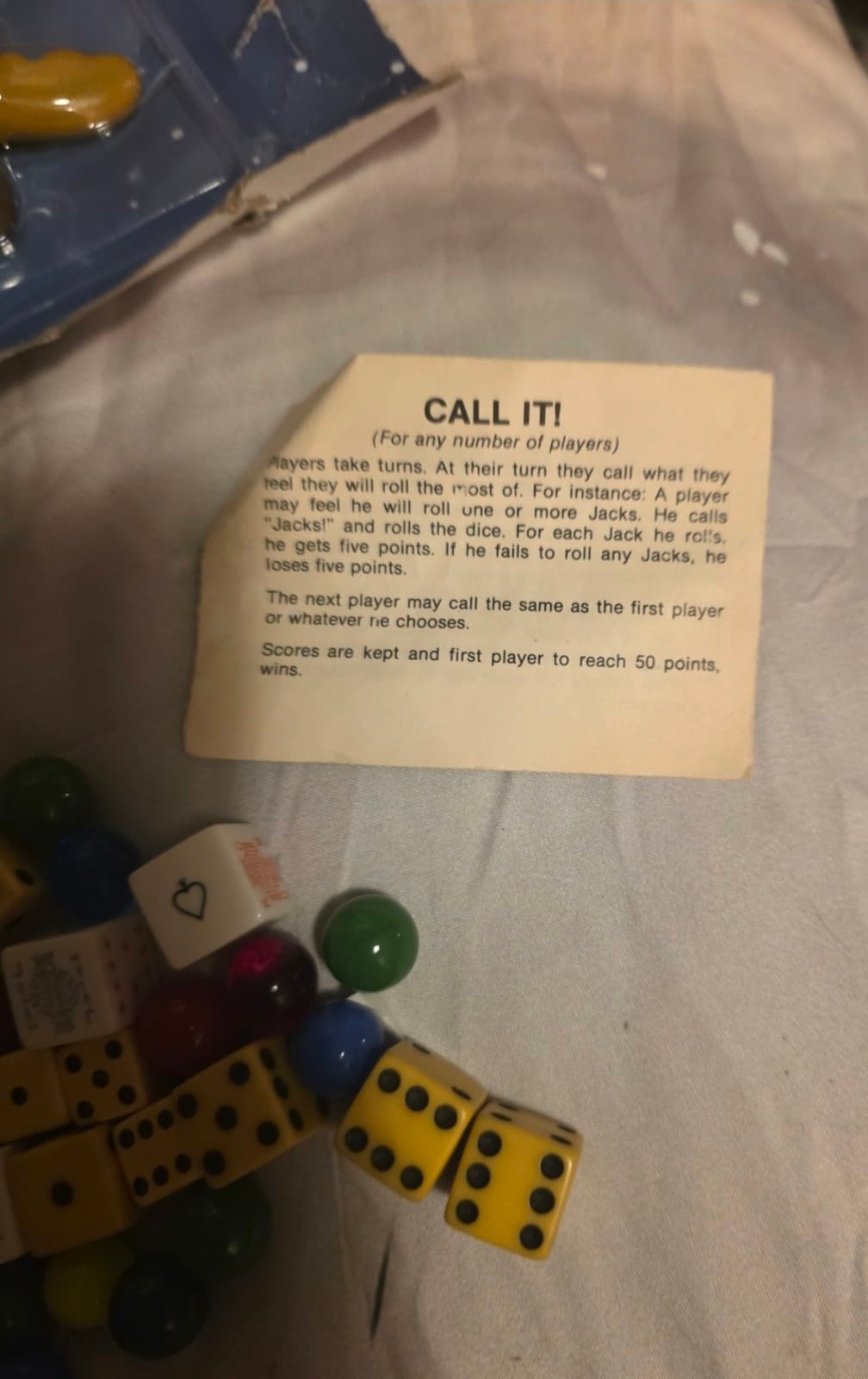 Vintage Dice Game w/ Instructions - Thumbnail 4