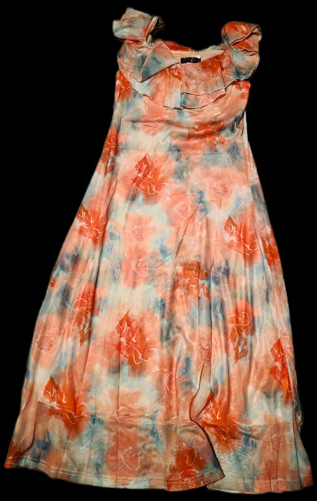 Pink Floral Dress sz Medium - Thumbnail 2