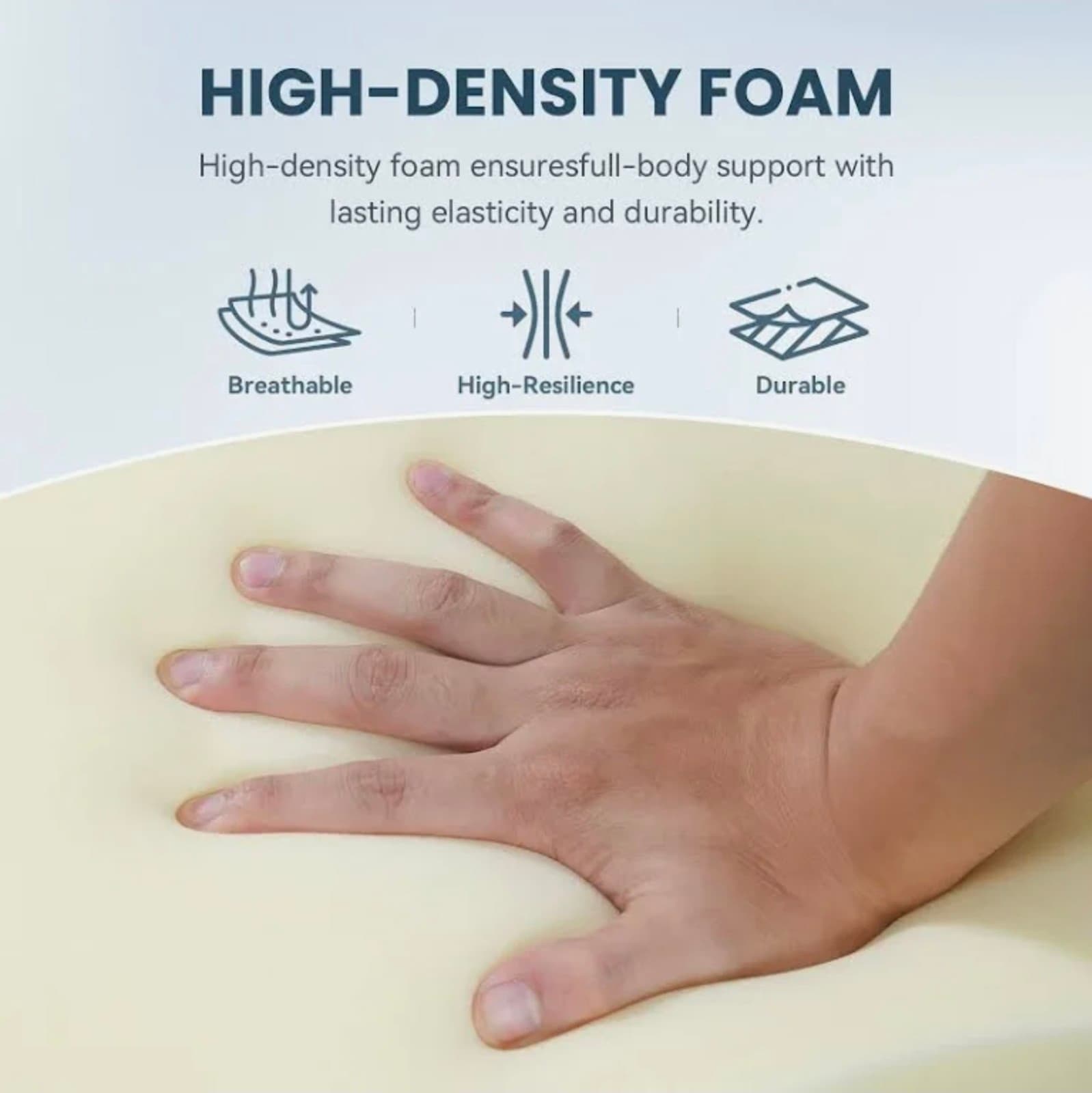 Outdoor Wicker Furniture Cushion Set, 24 x 24 x 6 Thicken Deep Seat Patio Chair - Thumbnail 6