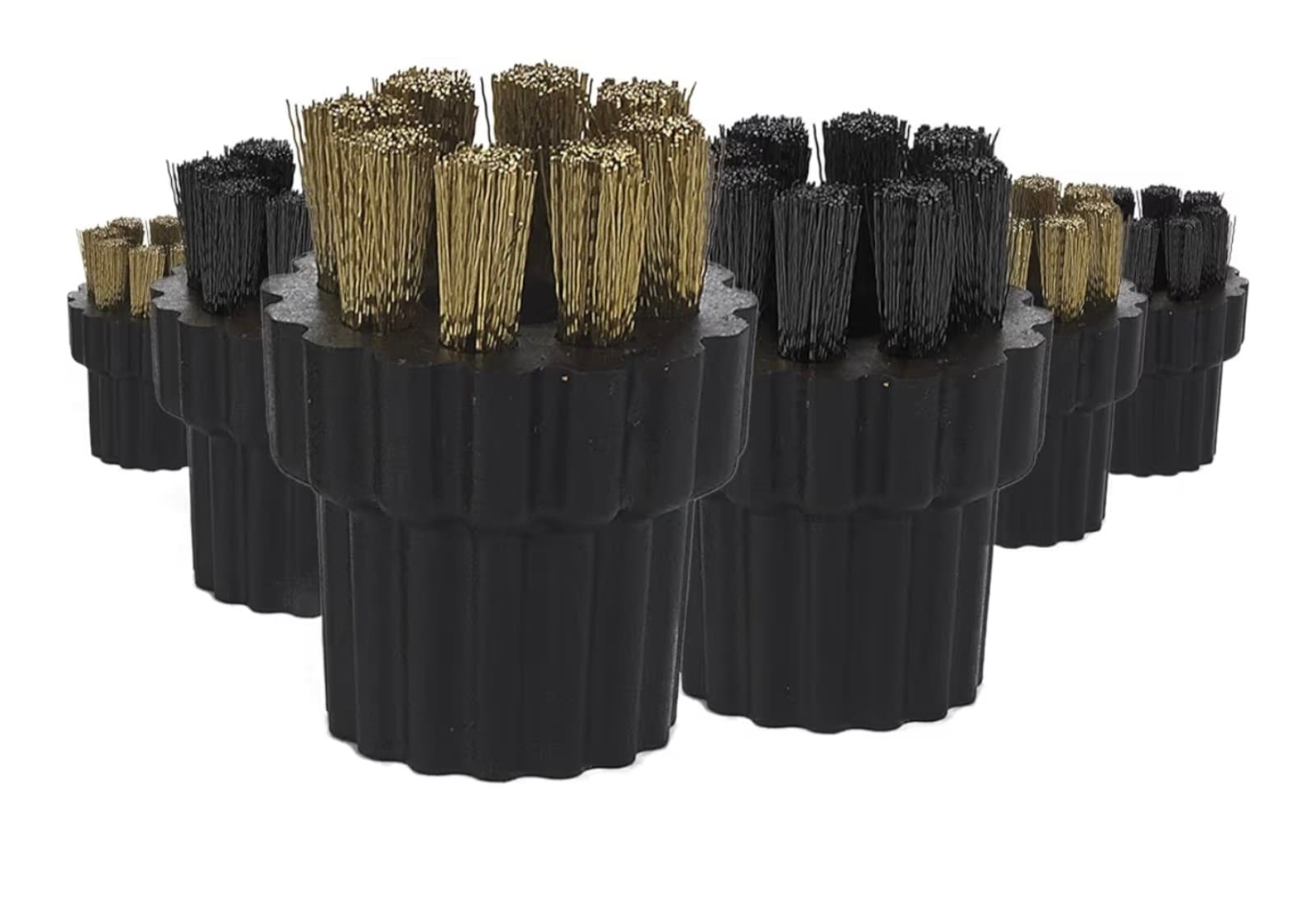 Steam Mop 6-Pack Replacement Micro-Scrubbing Brushes - Image 1