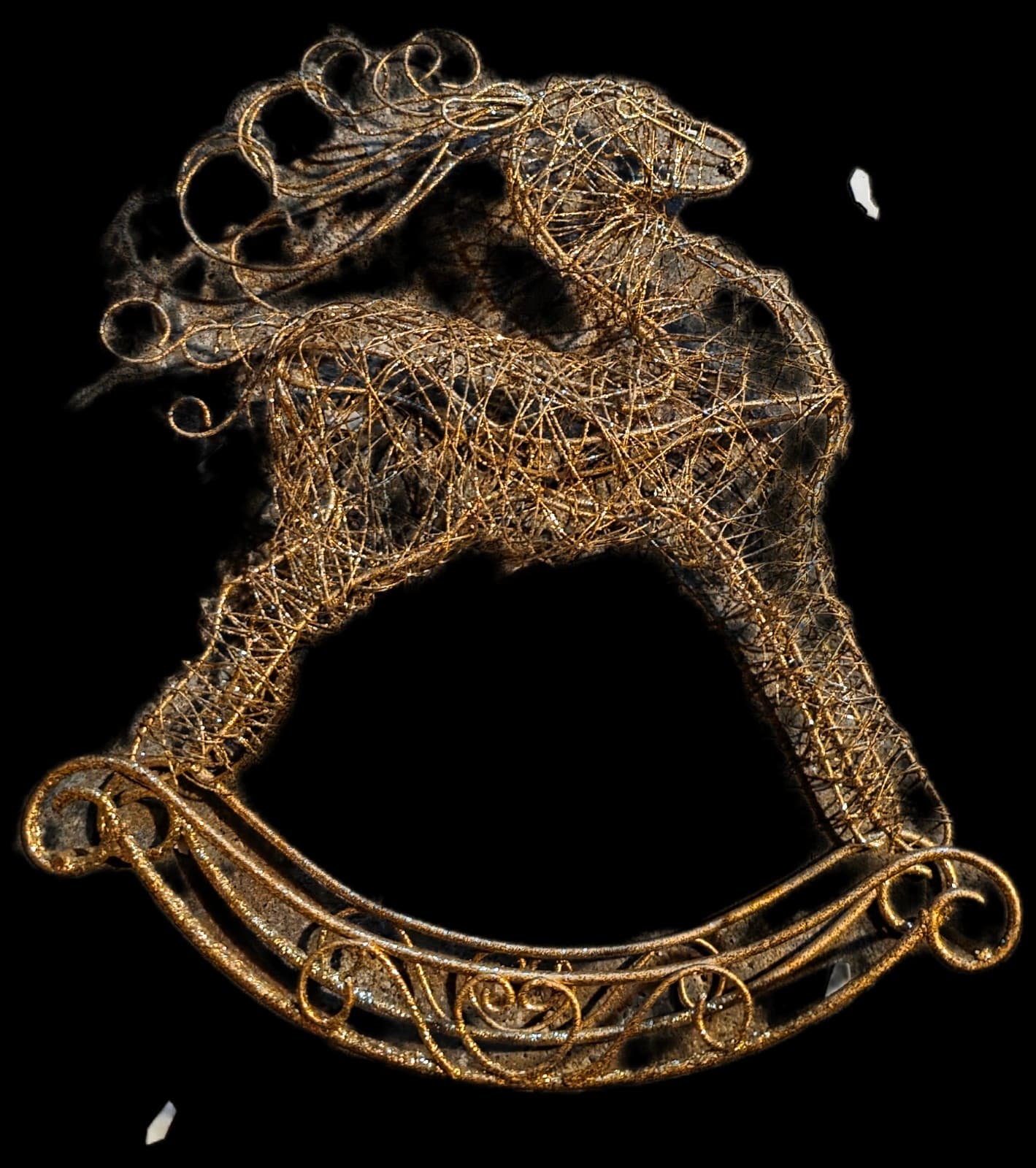 Christmas Reindeer Decor Gold - Image 1