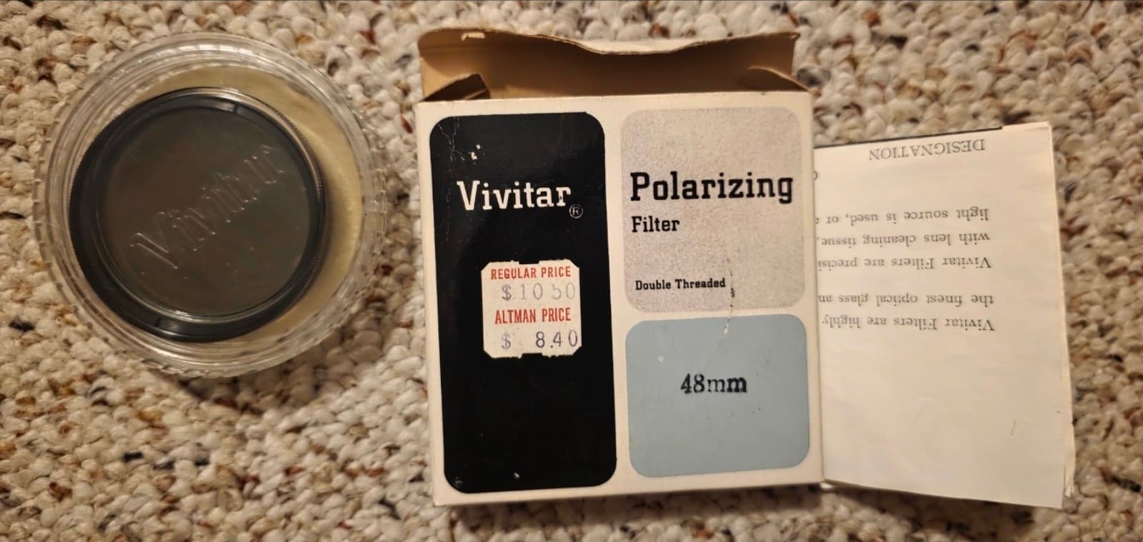 Vivitar 48mm Polarizing filter Lens - Image 1