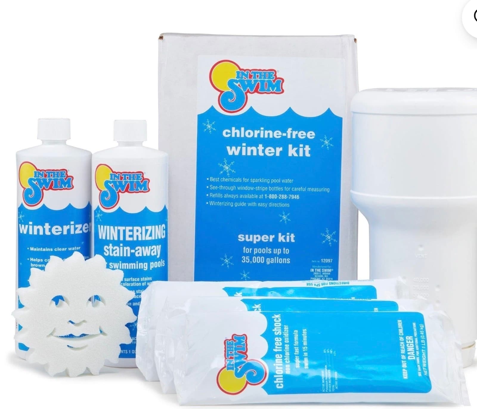 In The Swim Pool Closing Kit - Winterizing Chemicals for Above Ground and In - Image 1
