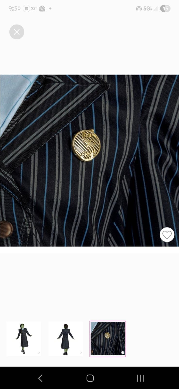 Elphaba Costume Size 7/8 (B) - Thumbnail 3