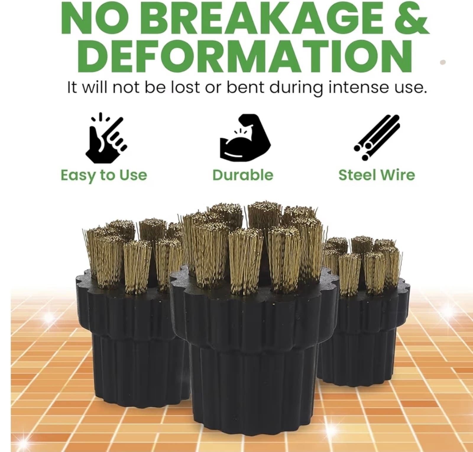 Steam Mop 6-Pack Replacement Micro-Scrubbing Brushes - Thumbnail 6