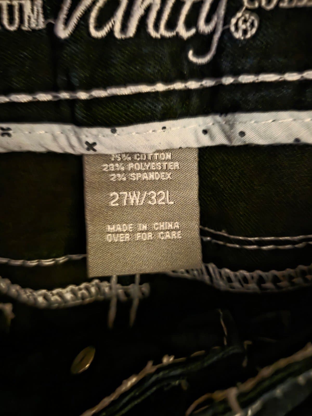 Vanity Jeans Straight Leg size 27/32 - Thumbnail 2