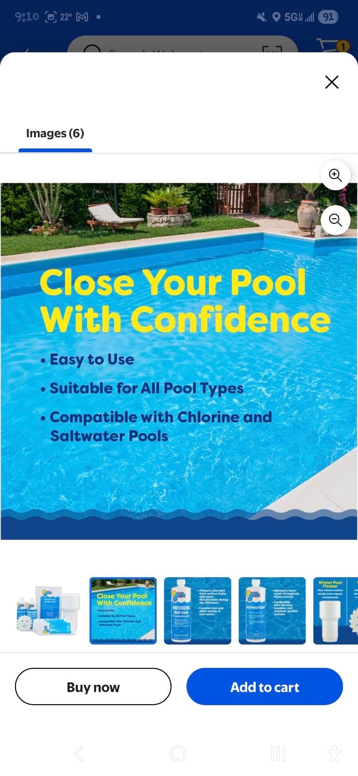 In The Swim Pool Closing Kit - Winterizing Chemicals for Above Ground and In - Thumbnail 2