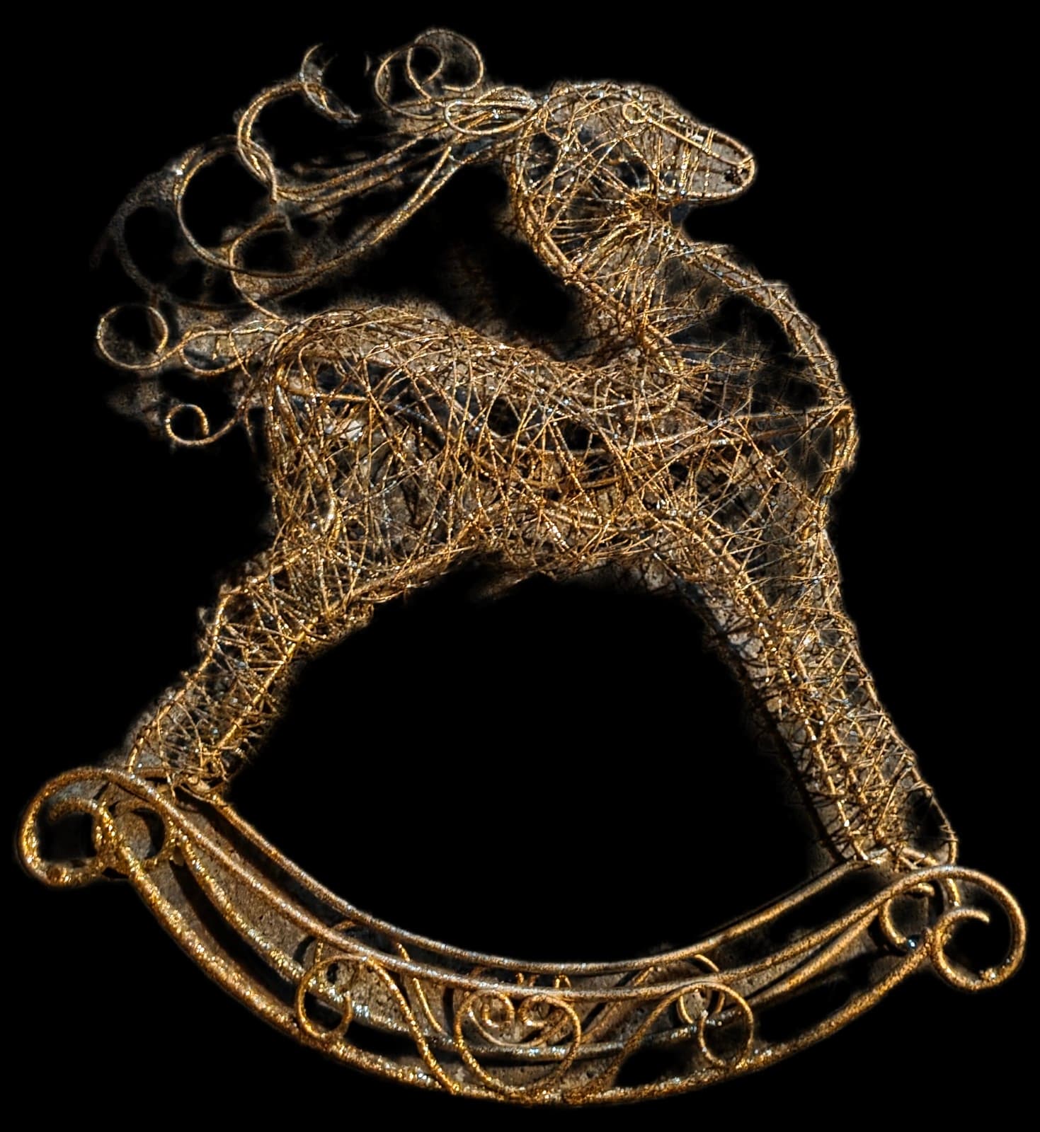 Christmas Reindeer Decor Gold - Thumbnail 2