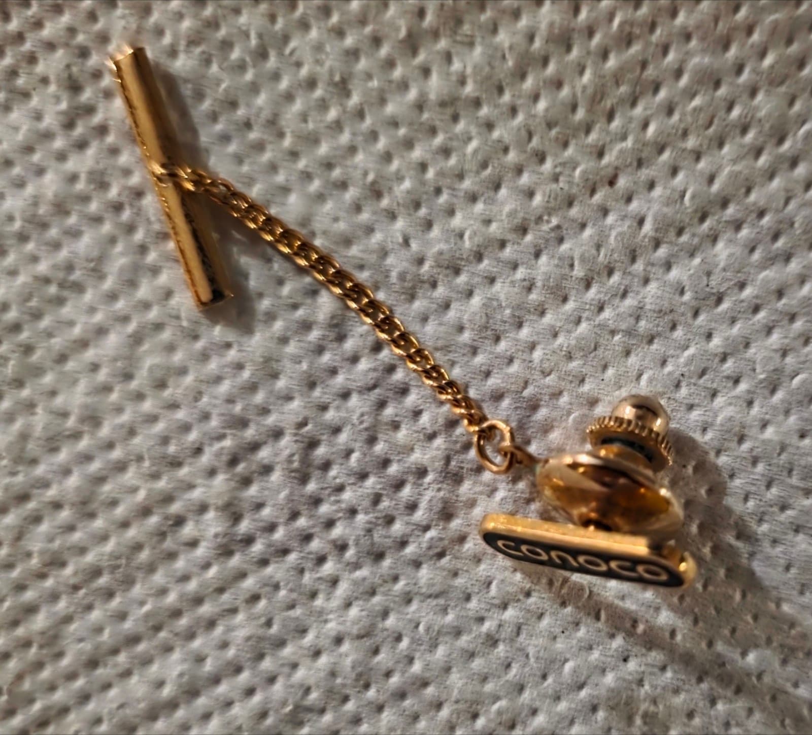 Vintage Conoco Advertising Employee Lapel Pin 10k Gold - Thumbnail 3