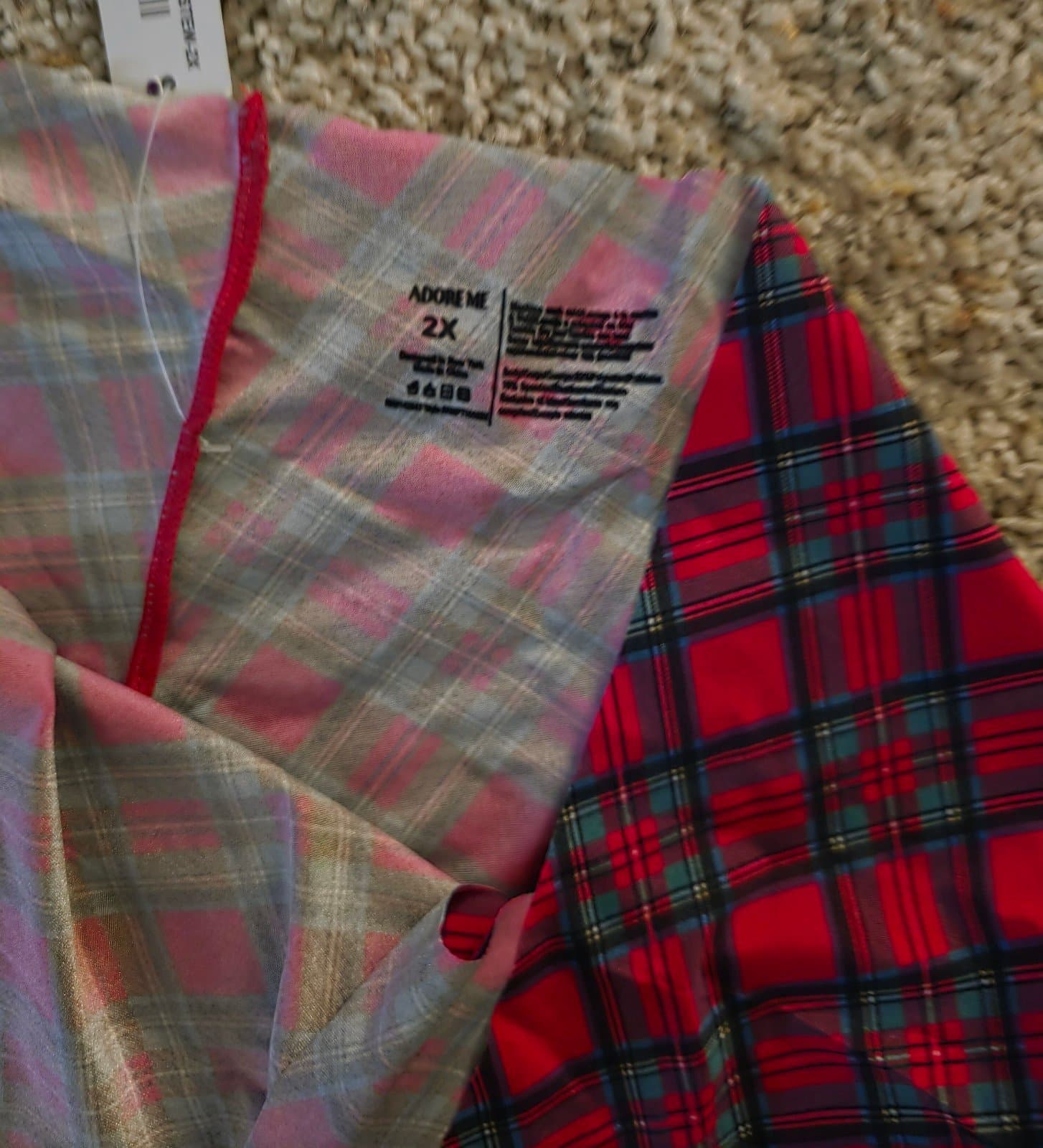 Women's Plaid Panties size 2x - Thumbnail 2