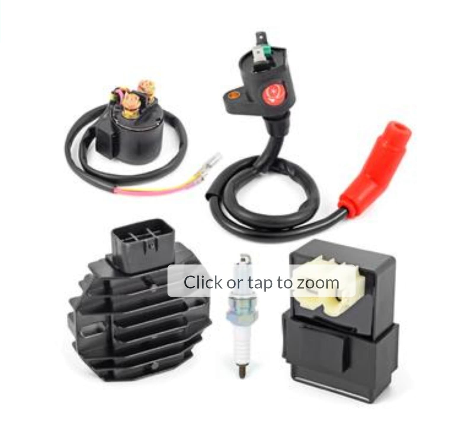 Ignition Coil Voltage Regulator Rectifier Relay Kit for Honda Recon 250 TRX250 - Thumbnail 4