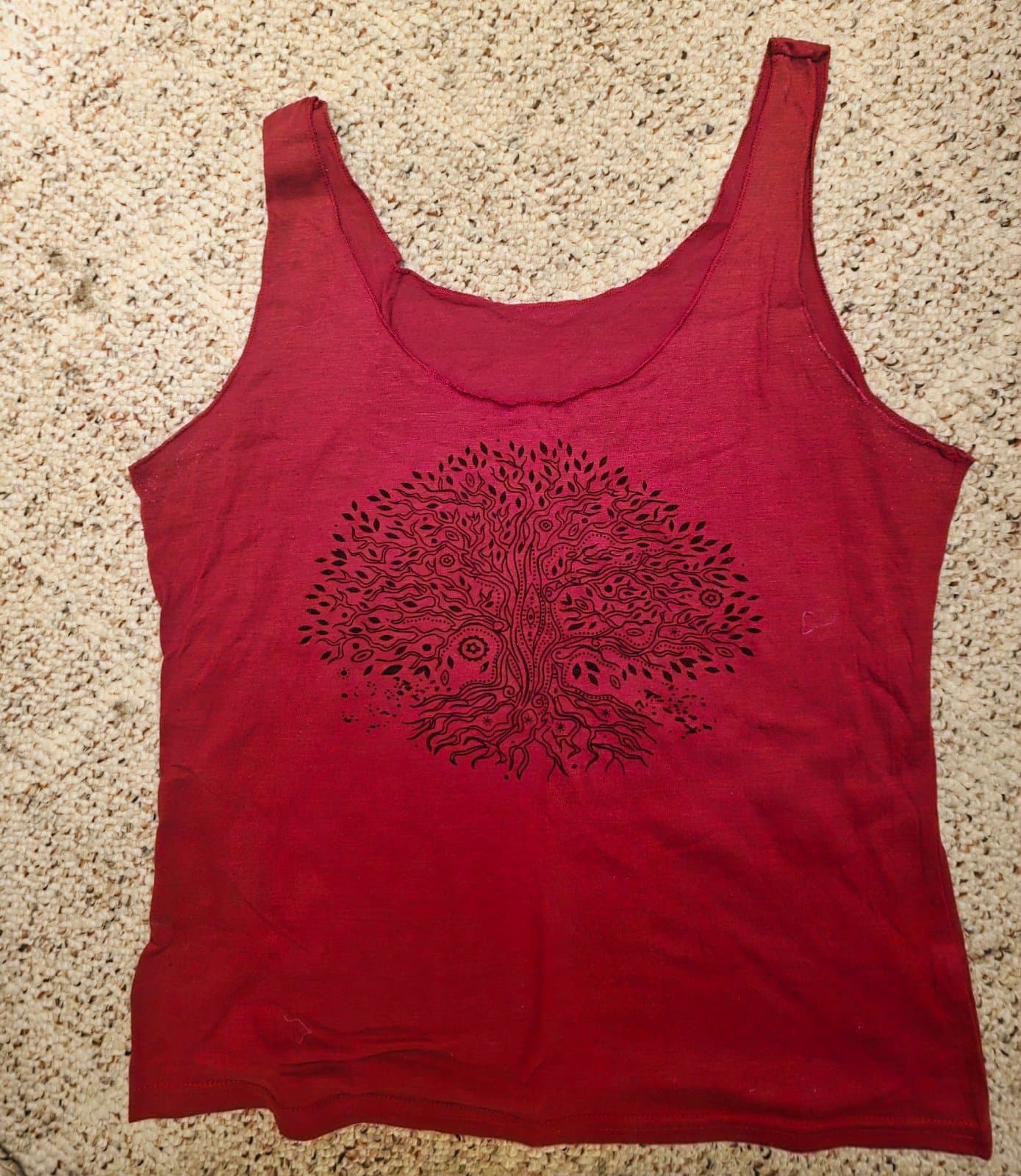 Women's Tank top Boho Style Tree sz Medium - Thumbnail 2