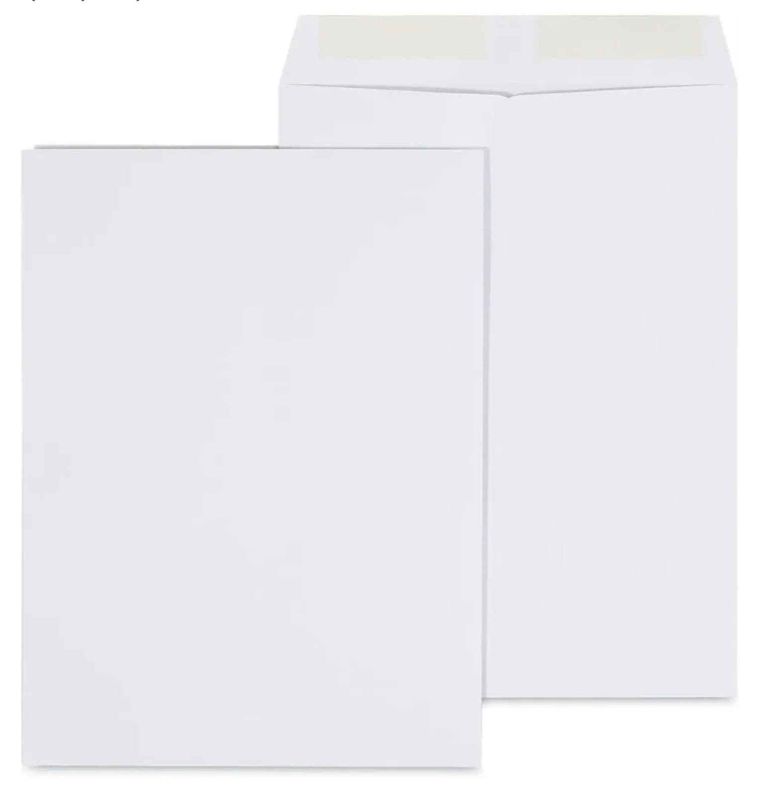 Universal 9 in. x 12 in. Self-Adhesive Envelopes 100ct - Image 1
