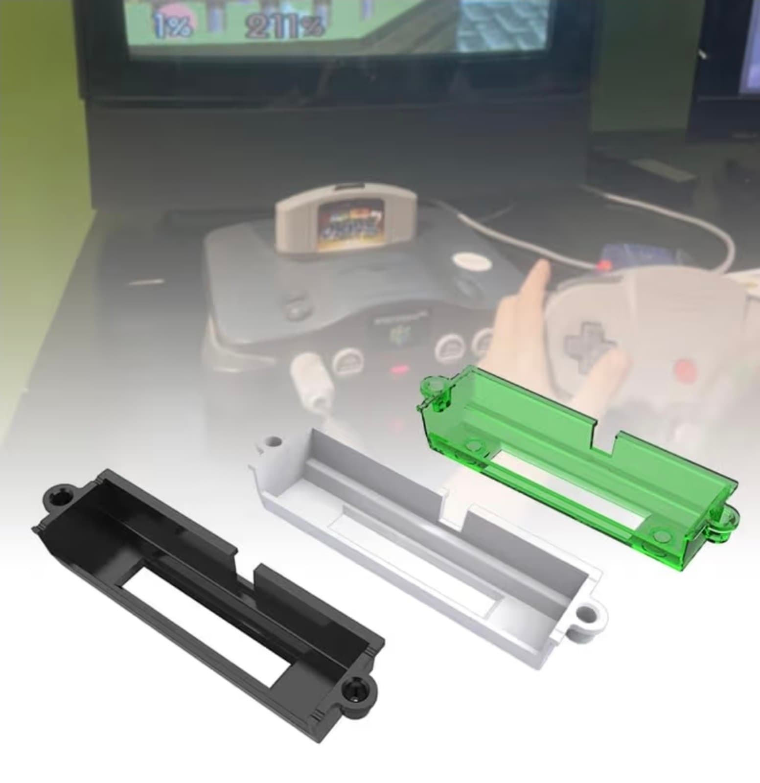 Universal Region Free Cartridge Adapter Compatible with Nintendo 64, Cartridge S - Thumbnail 4